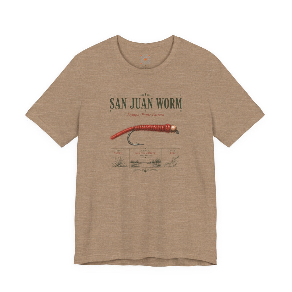 San Juan Worm Fly Fishing Tee