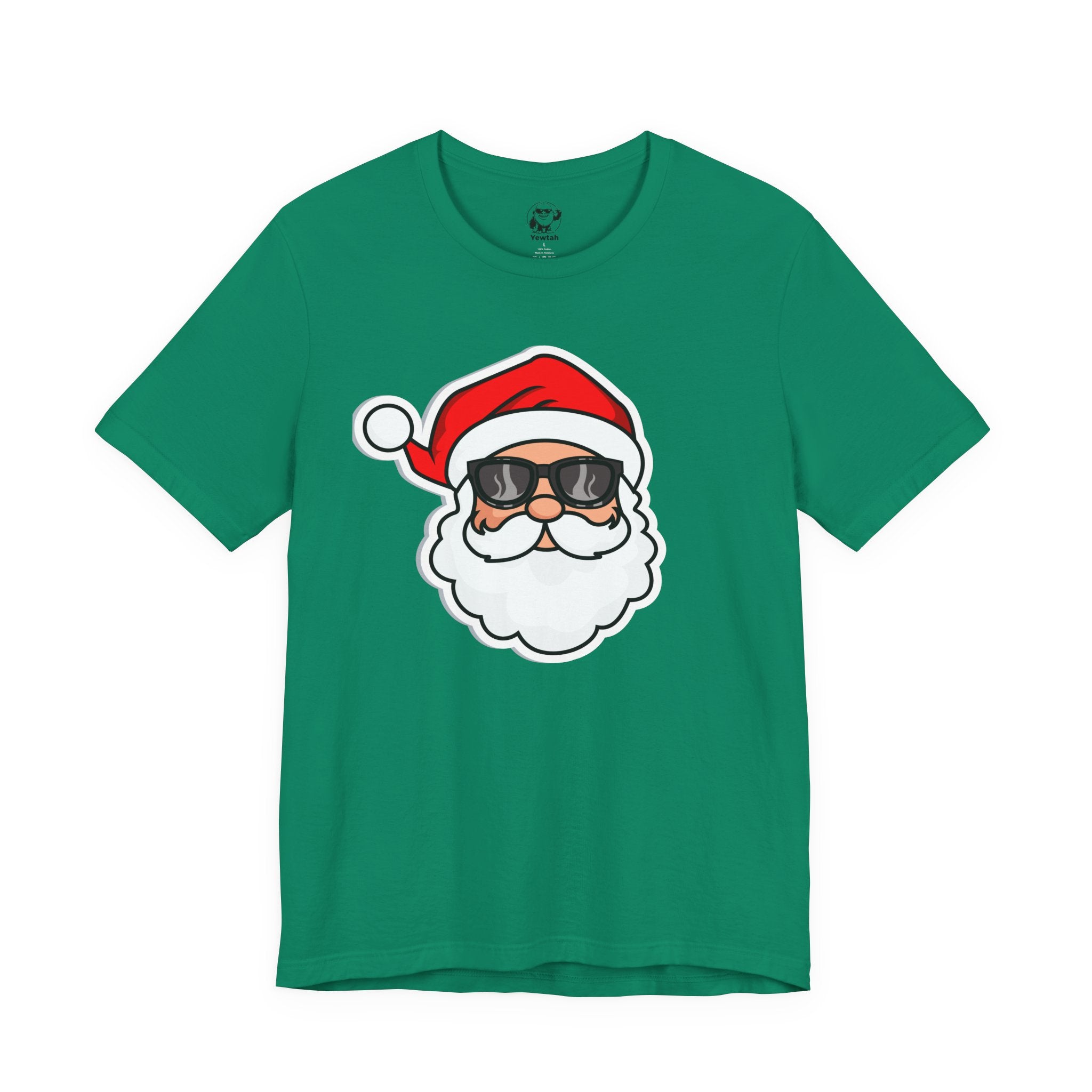 Santa with Sunglasses T‑Shirt — Cool Christmas Santa Tee