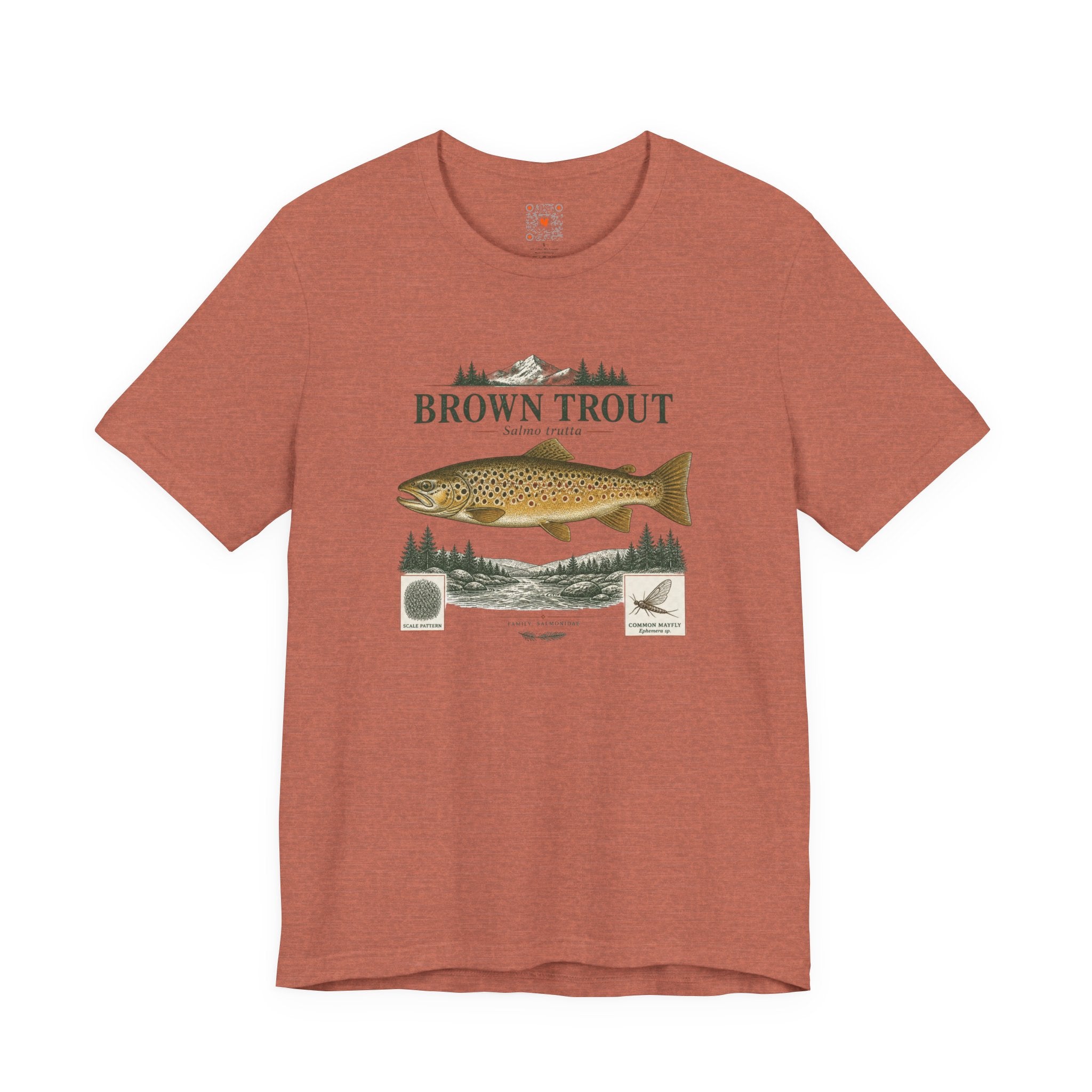 Brown Trout Fishing Tee