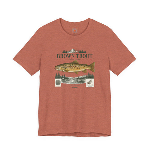 Brown Trout Fishing Tee