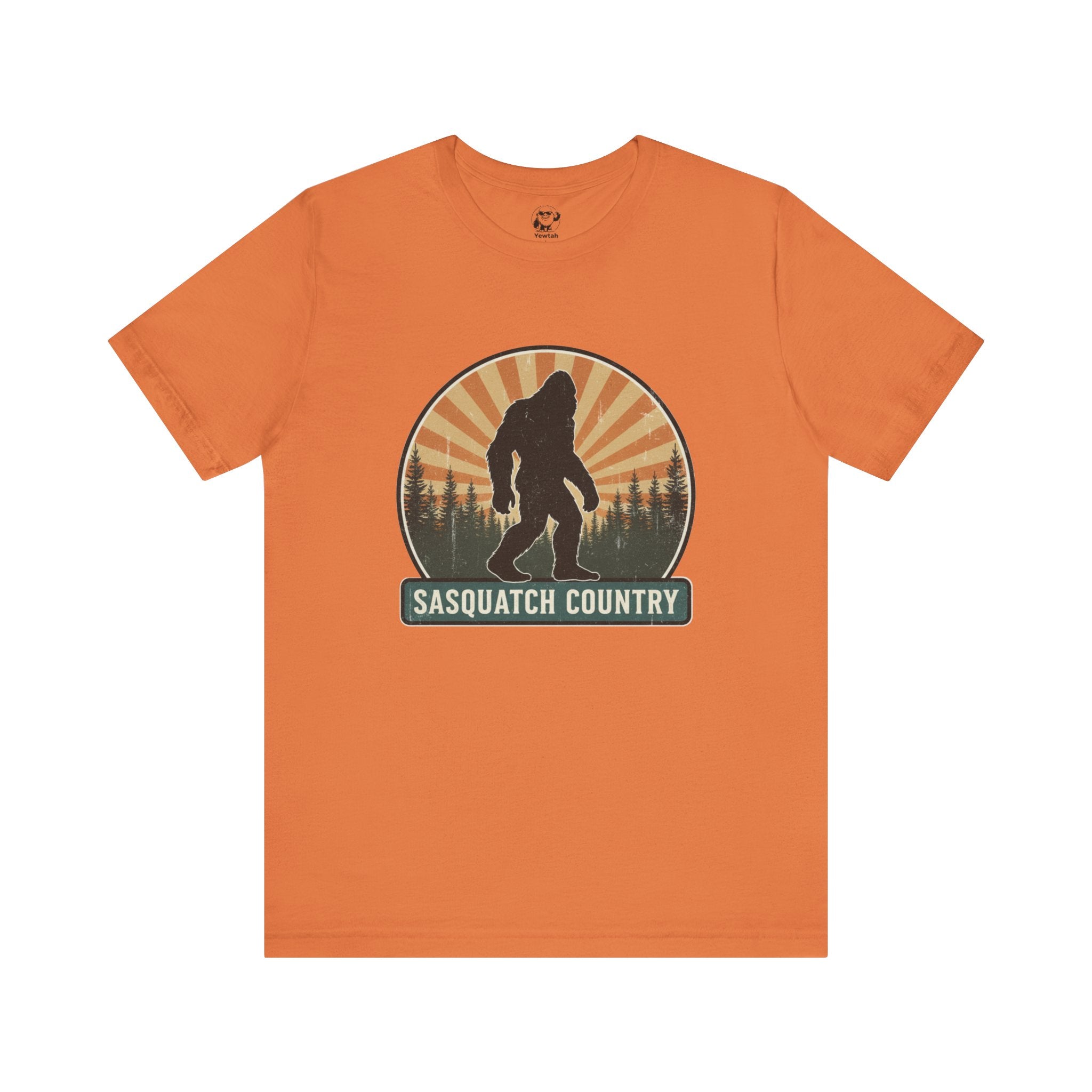 Sasquatch Country Tee — Retro Bigfoot Graphic T-Shirt