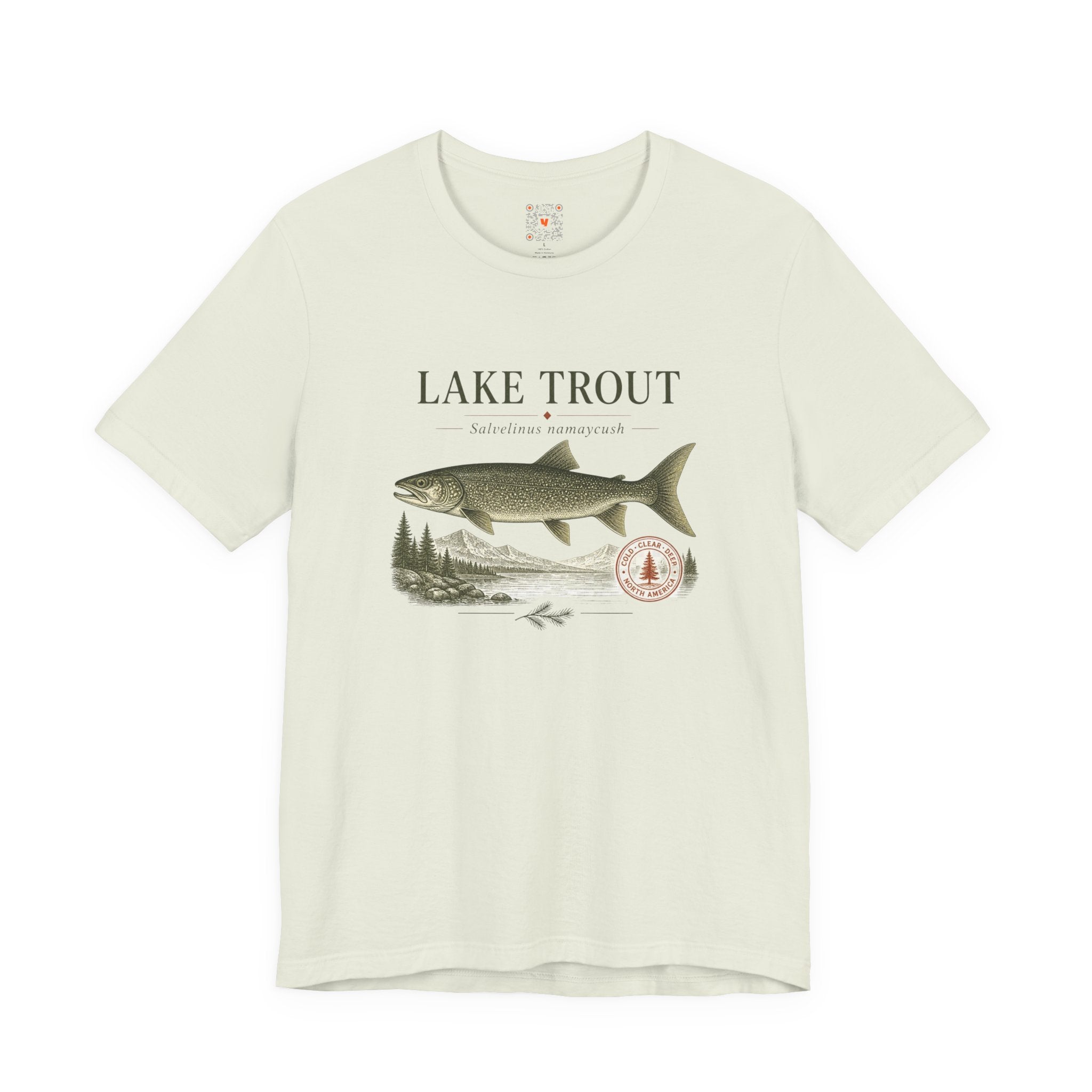 Lake Trout Fishing Tee