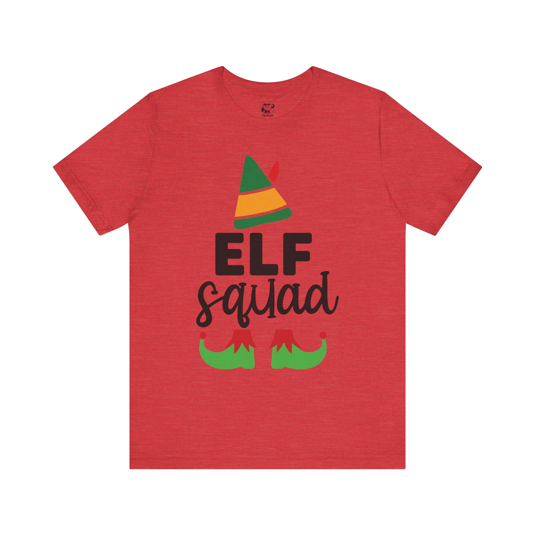 Elf Squad Christmas Tee — Festive Holiday Elf Hat & Shoes Shirt
