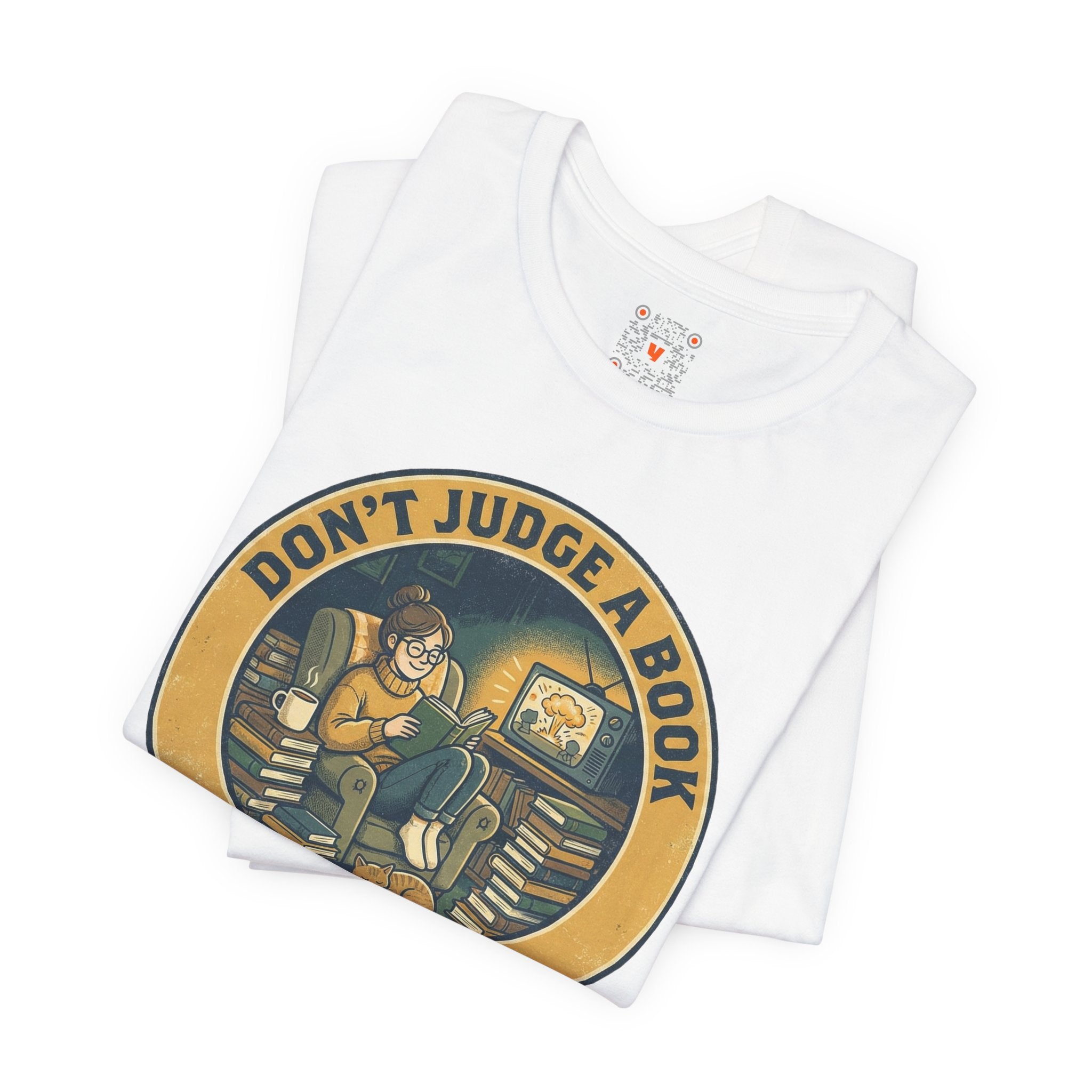 Don’t Judge a Book by Its Movie Graphic T-Shirt — Book Lover Reading Tee