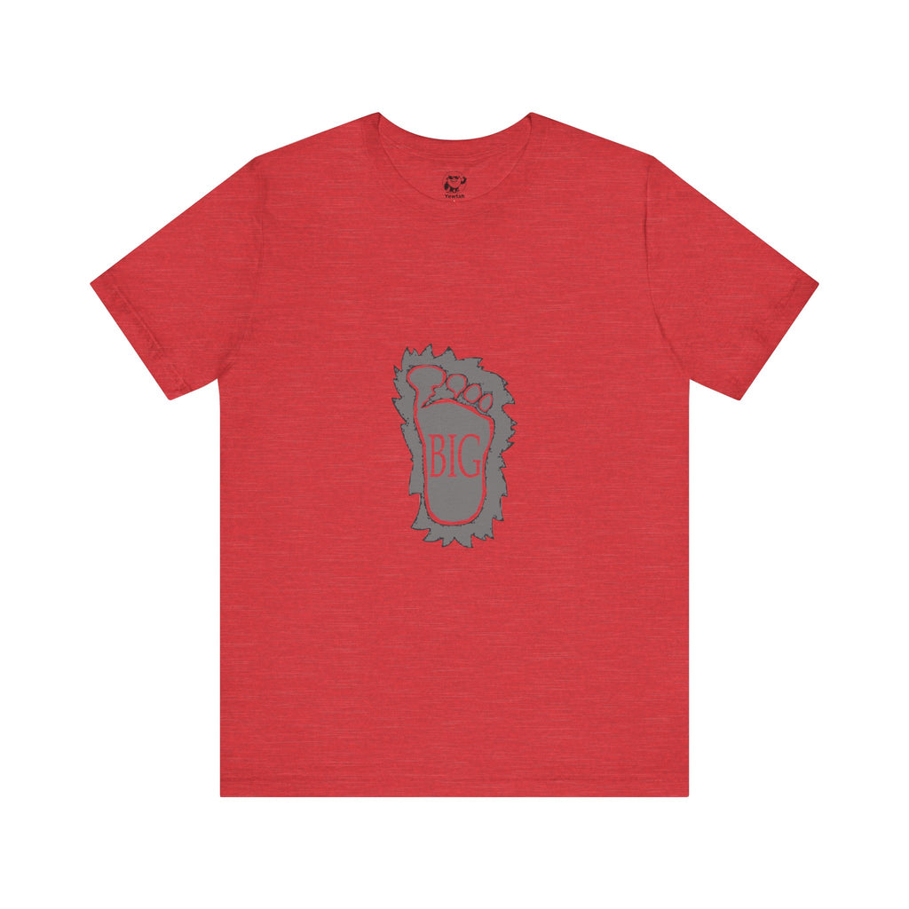 Bigfoot Footprint Graphic Tee — Novelty Sasquatch T‑Shirt