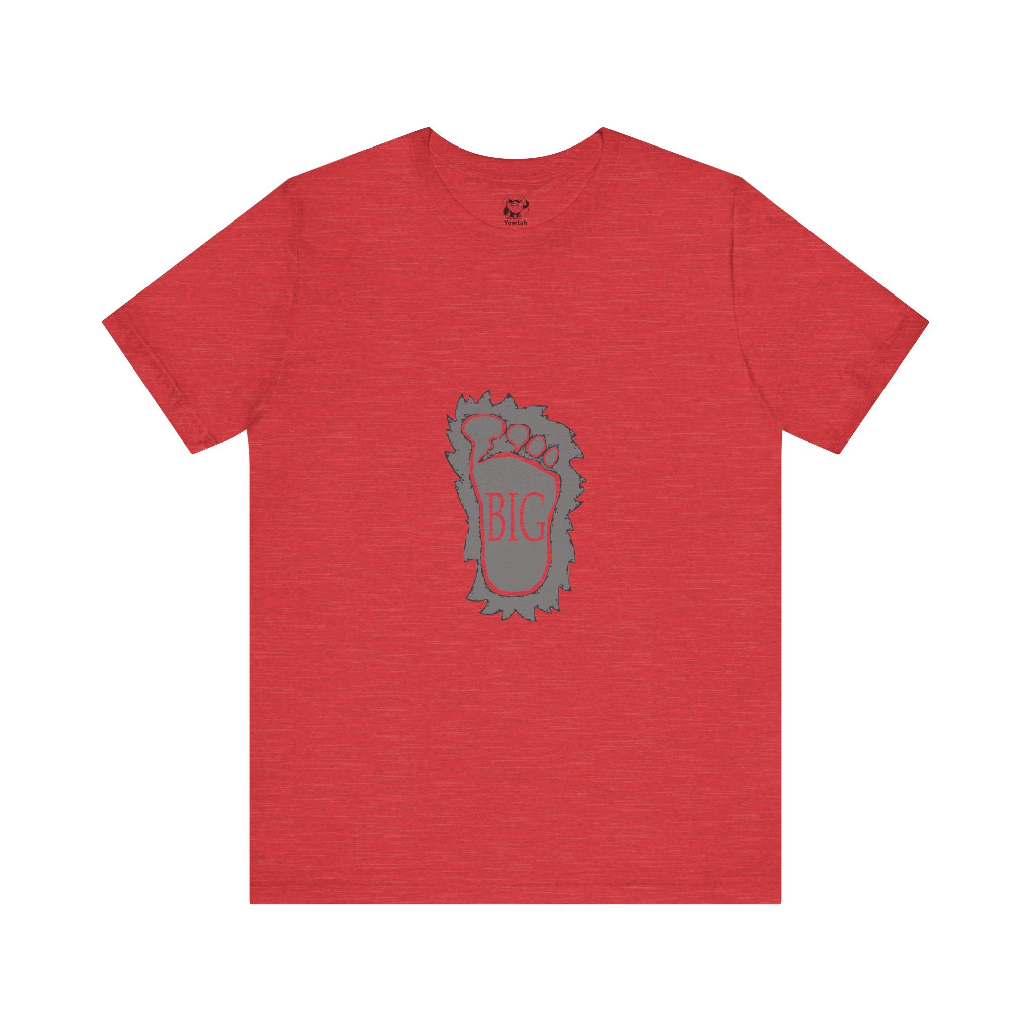 Bigfoot Footprint Graphic Tee — Novelty Sasquatch T‑Shirt
