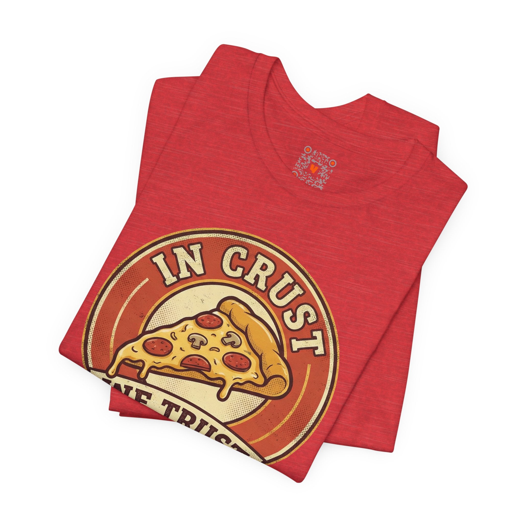 In Crust We Trust - Retro Pizza Graphic Tee