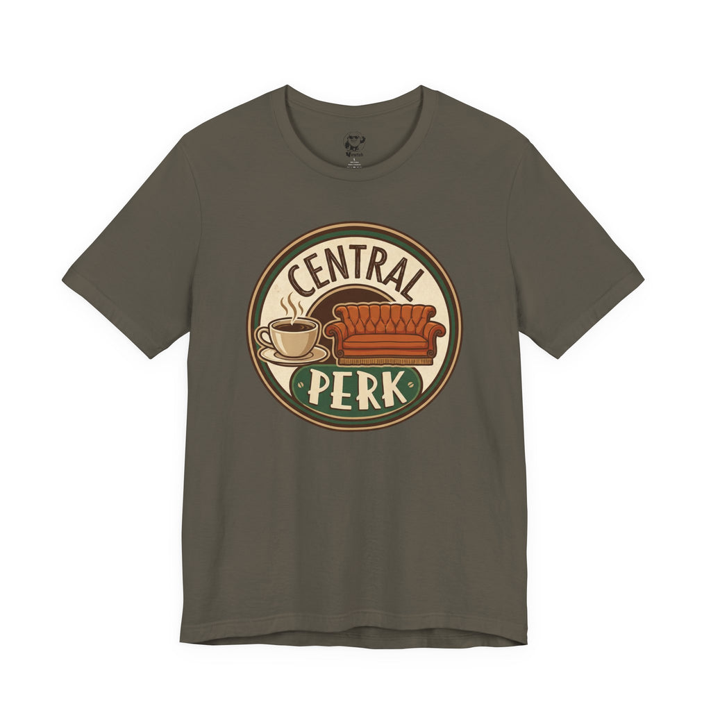 Central Perk Logo T-Shirt — Vintage Coffee Shop Retro Tee