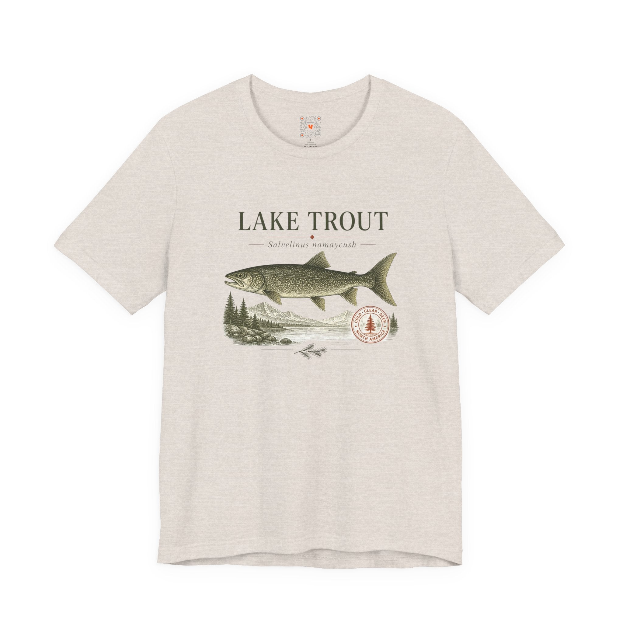Lake Trout Fishing Tee