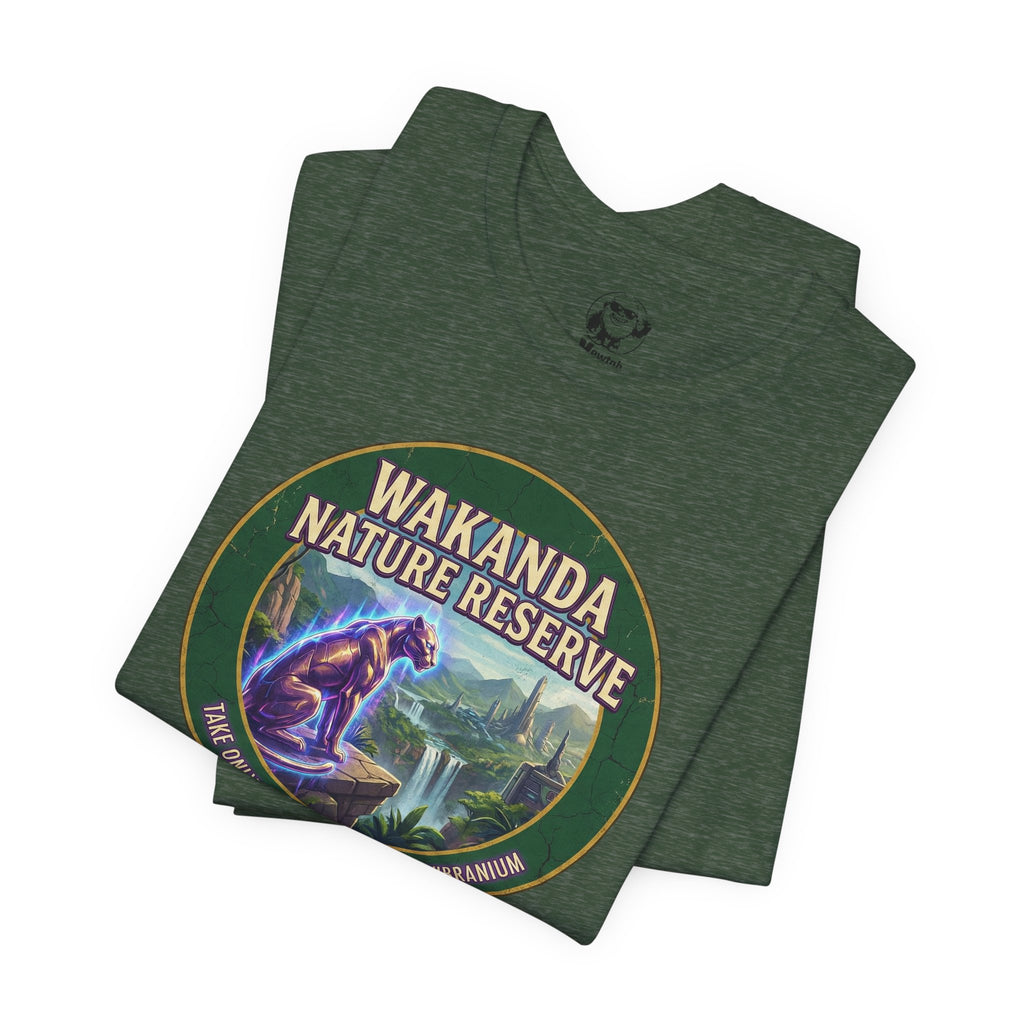 Wakanda Nature Reserve Tee — Vintage Black Panther Wildlife Graphic T-Shirt