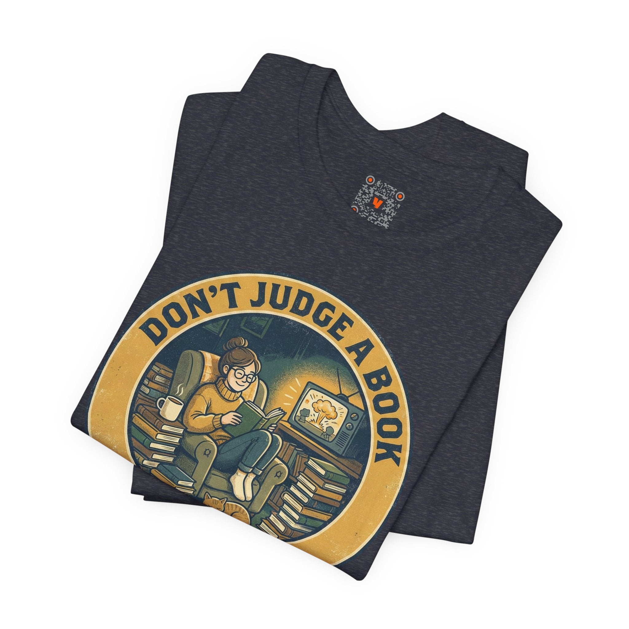 Don’t Judge a Book by Its Movie Graphic T-Shirt — Book Lover Reading Tee
