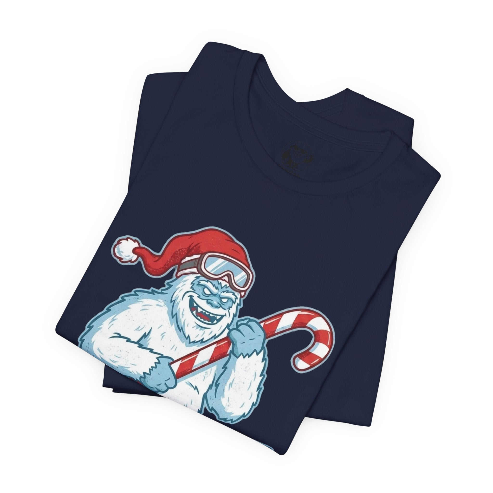 Sleighin' It Yeti Tee — Funny Christmas Graphic T-Shirt