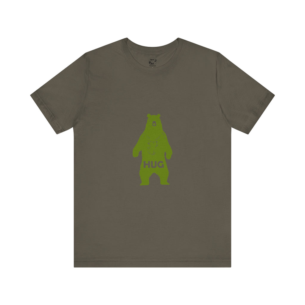 Bear Hug T-Shirt — Cute Green Bear Graphic Tee