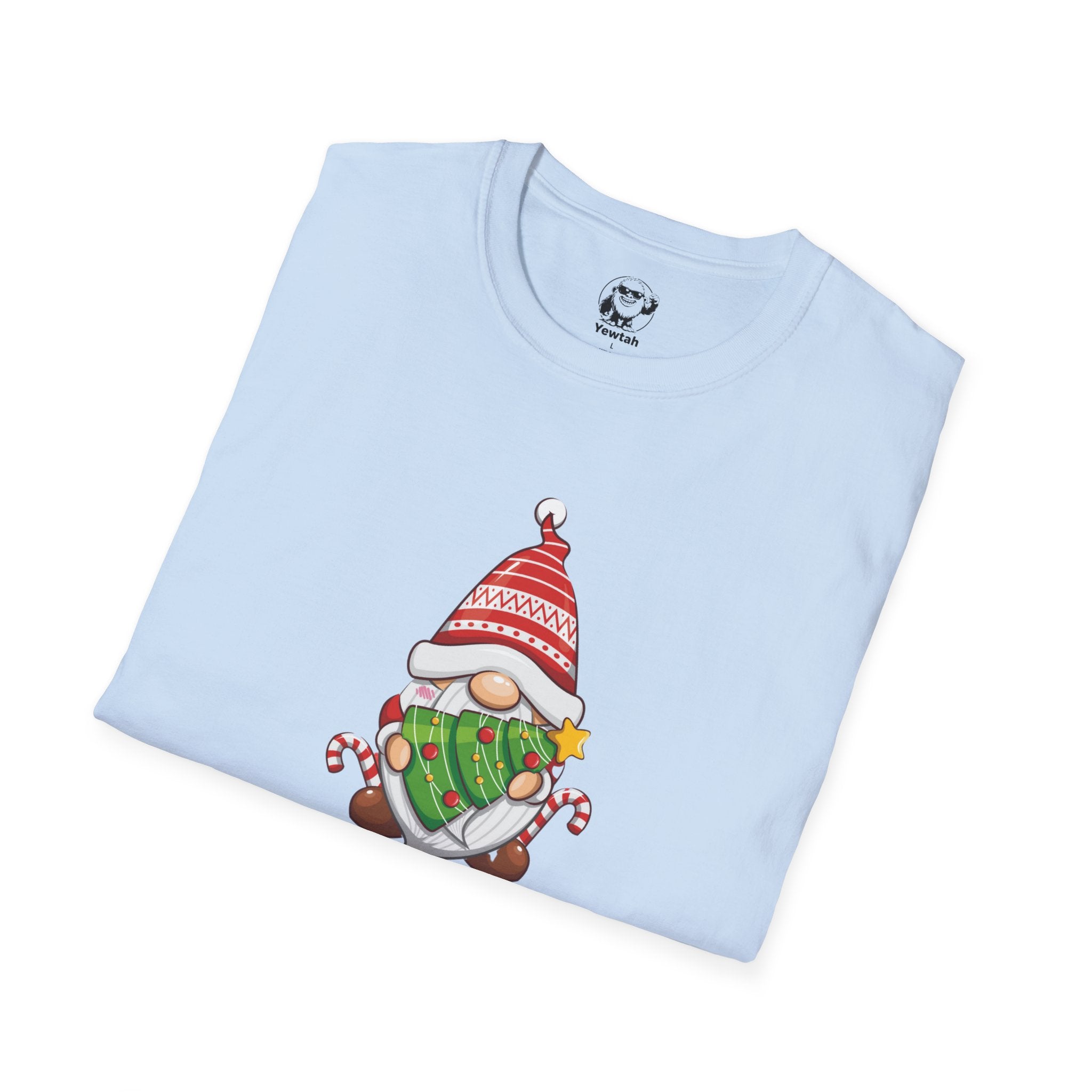 Christmas Gnome T-Shirt — Cute Gnome with Candy Canes Holiday Tee