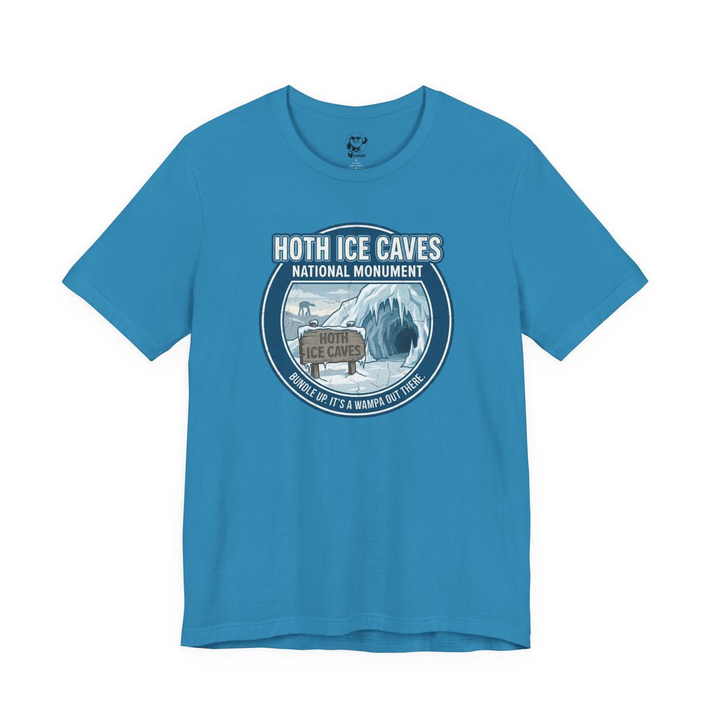 Hoth Ice Caves Tee — Vintage Star Wars-Inspired National Monument T-Shirt