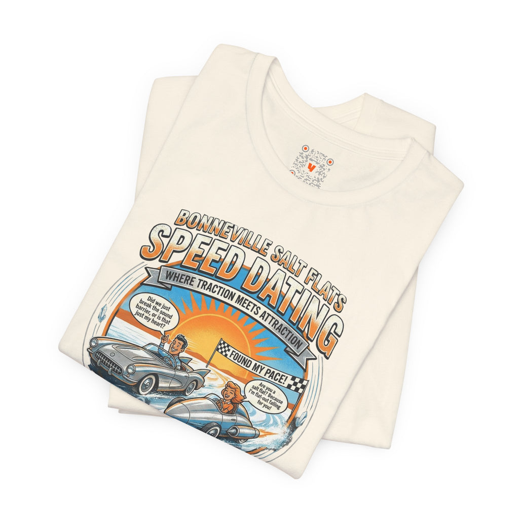 Speed-Dating Classic Car Tee — Bonneville Salt Flats Tee