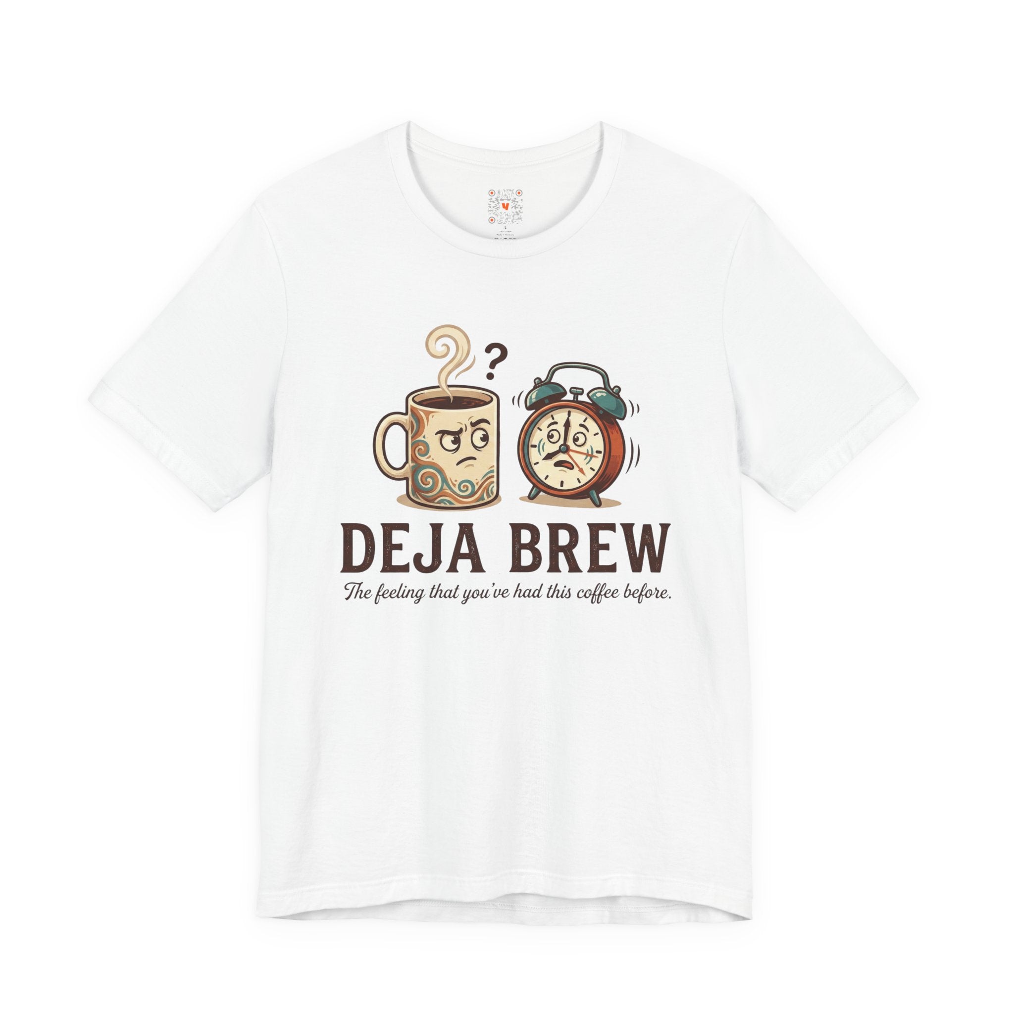 Deja Brew Coffee Cartoon Tee