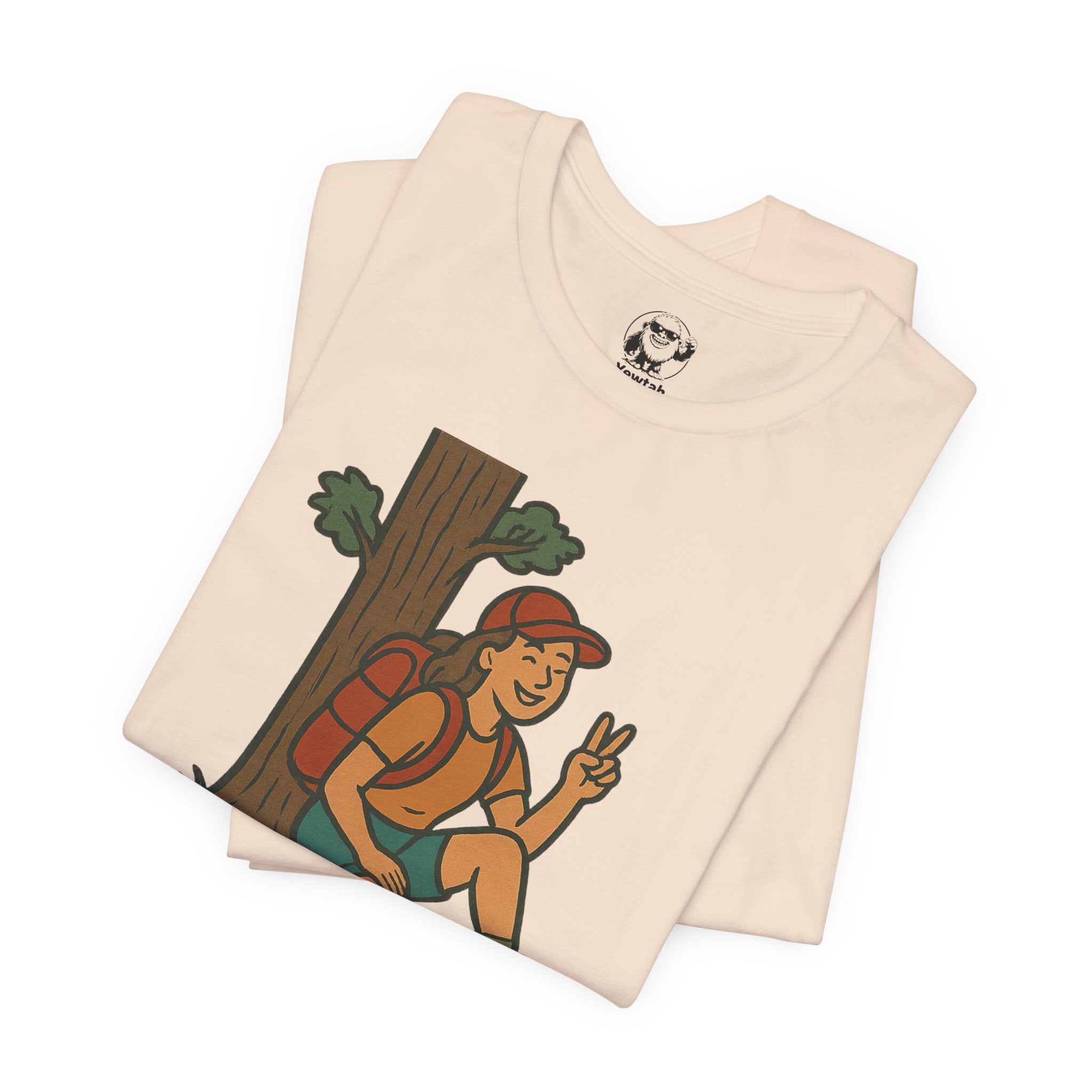 Hiking Tee — "I Just Rolled a Joint... It Was My Ankle" Funny Outdoor T-Shirt