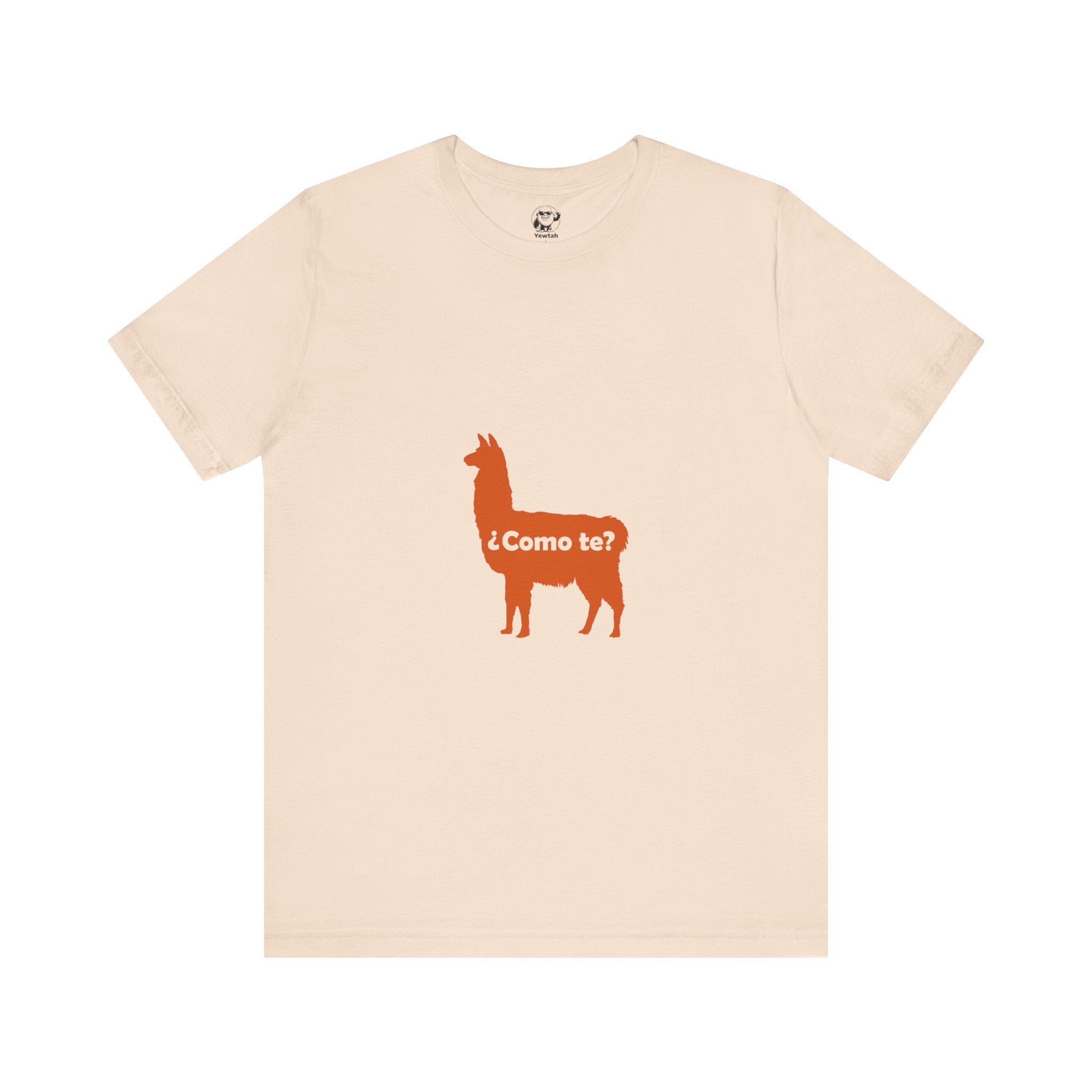 Llama Tee "¿Cómo te llama?" — Funny Spanish Graphic T-Shirt