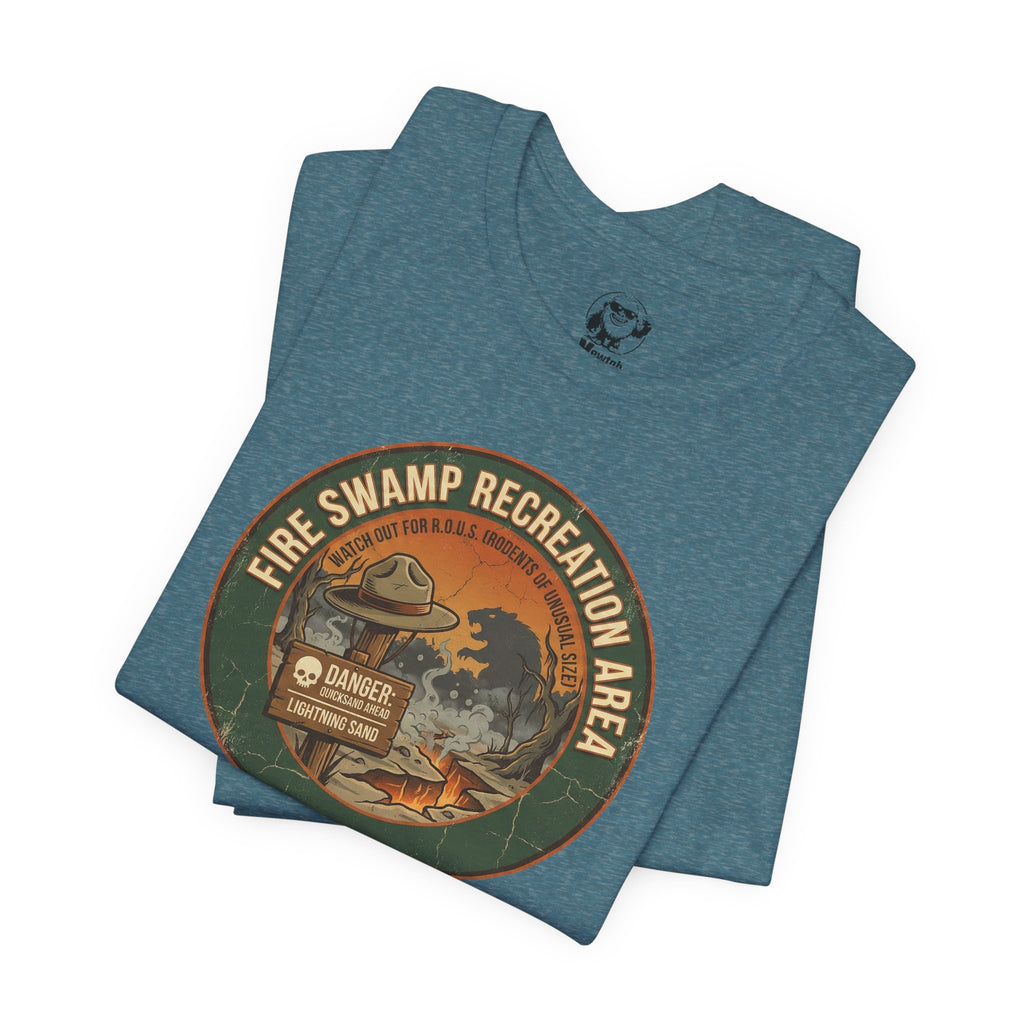 Fire Swamp Recreation Area Graphic Tee — Vintage Princess Bride Movie Tee