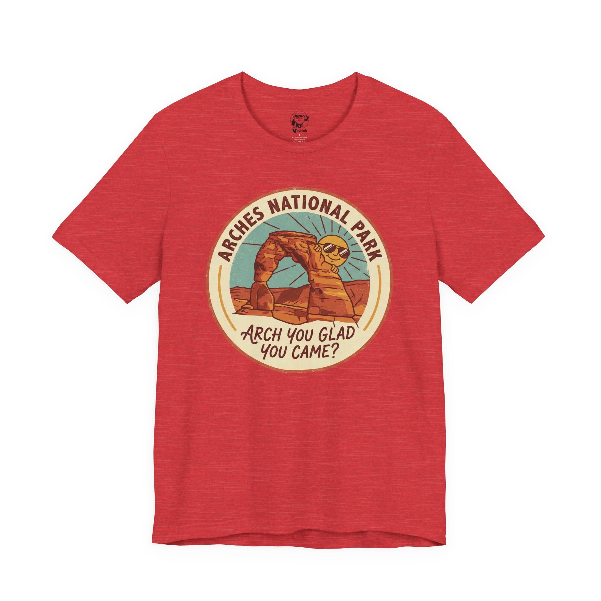 Arches National Park T‑Shirt — "Arch You Glad You Came?" Vintage Travel Tee