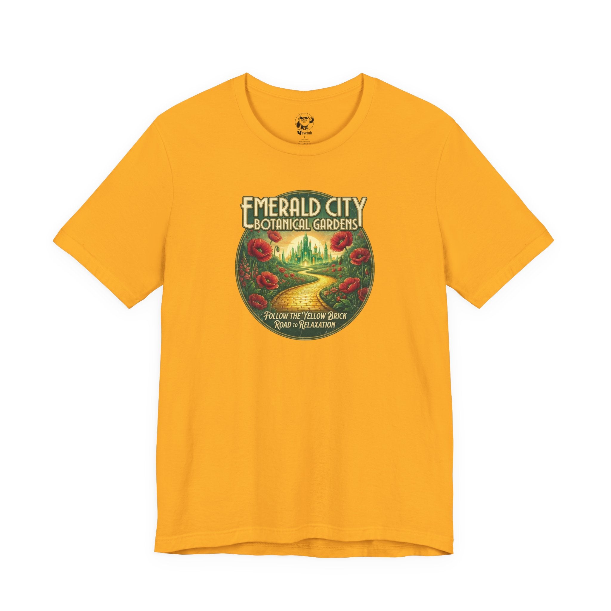 Emerald City Botanical Gardens Tee — Vintage Floral Nature Graphic