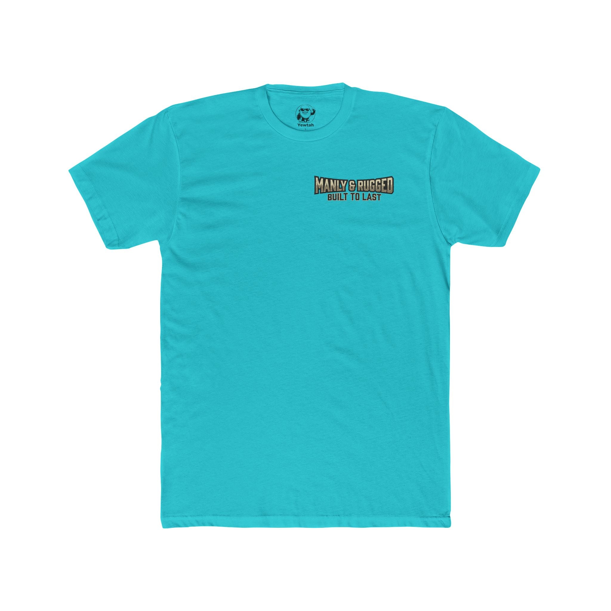 Manly & Rugged T-Shirt — 'Built to Last' Vintage Woodsman Tee