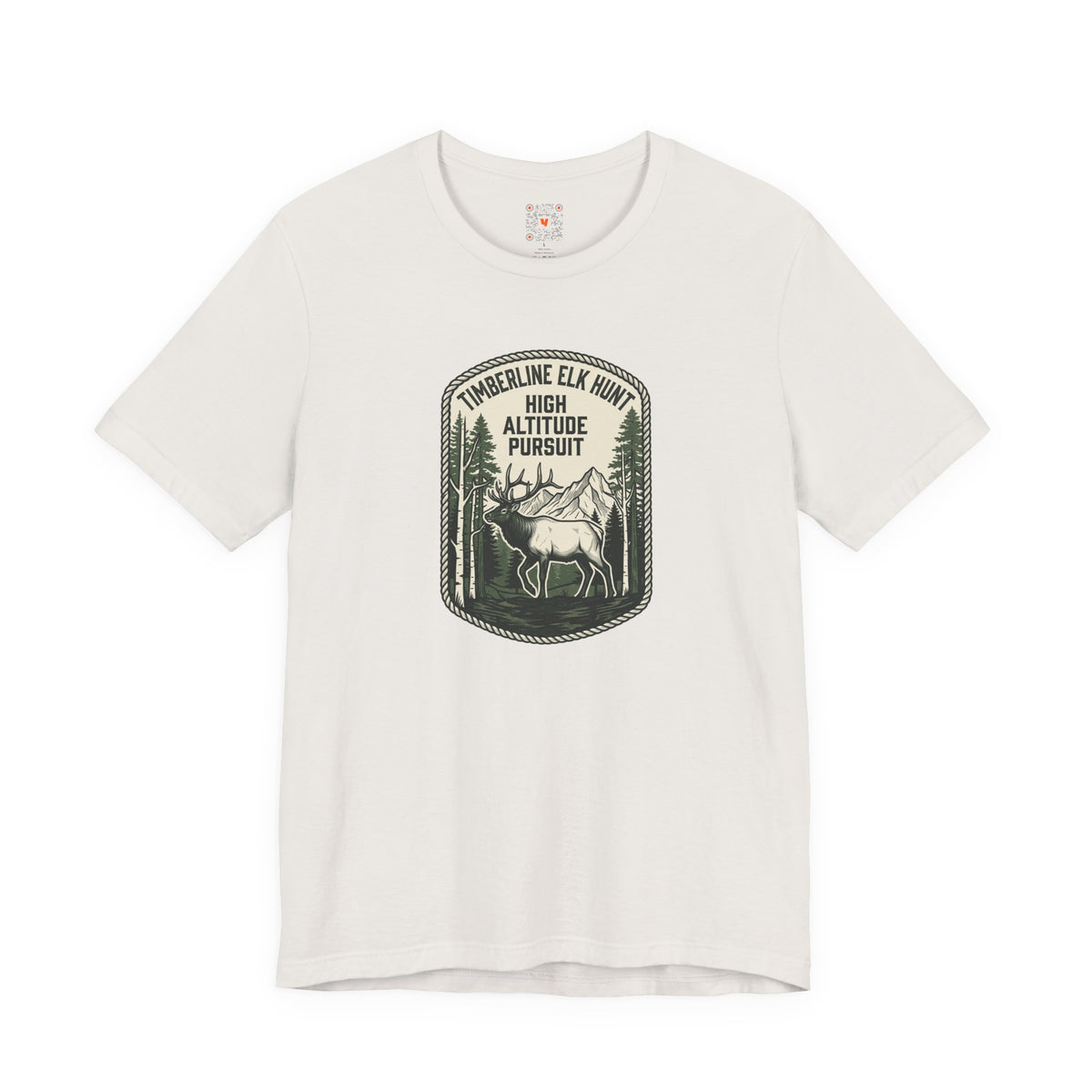 High Altitude Pursuit Tee with an outdoorsy mountain-inspired graphic