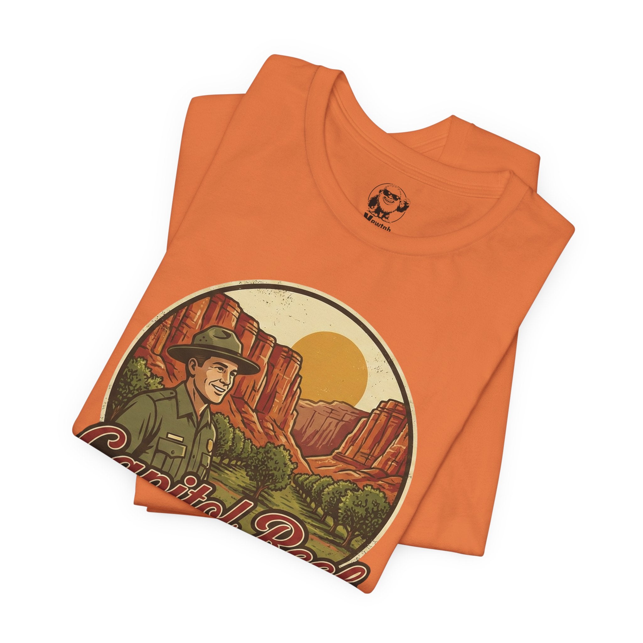 Capitol Rock National Park Tee — Vintage Outdoor Travel T‑Shirt