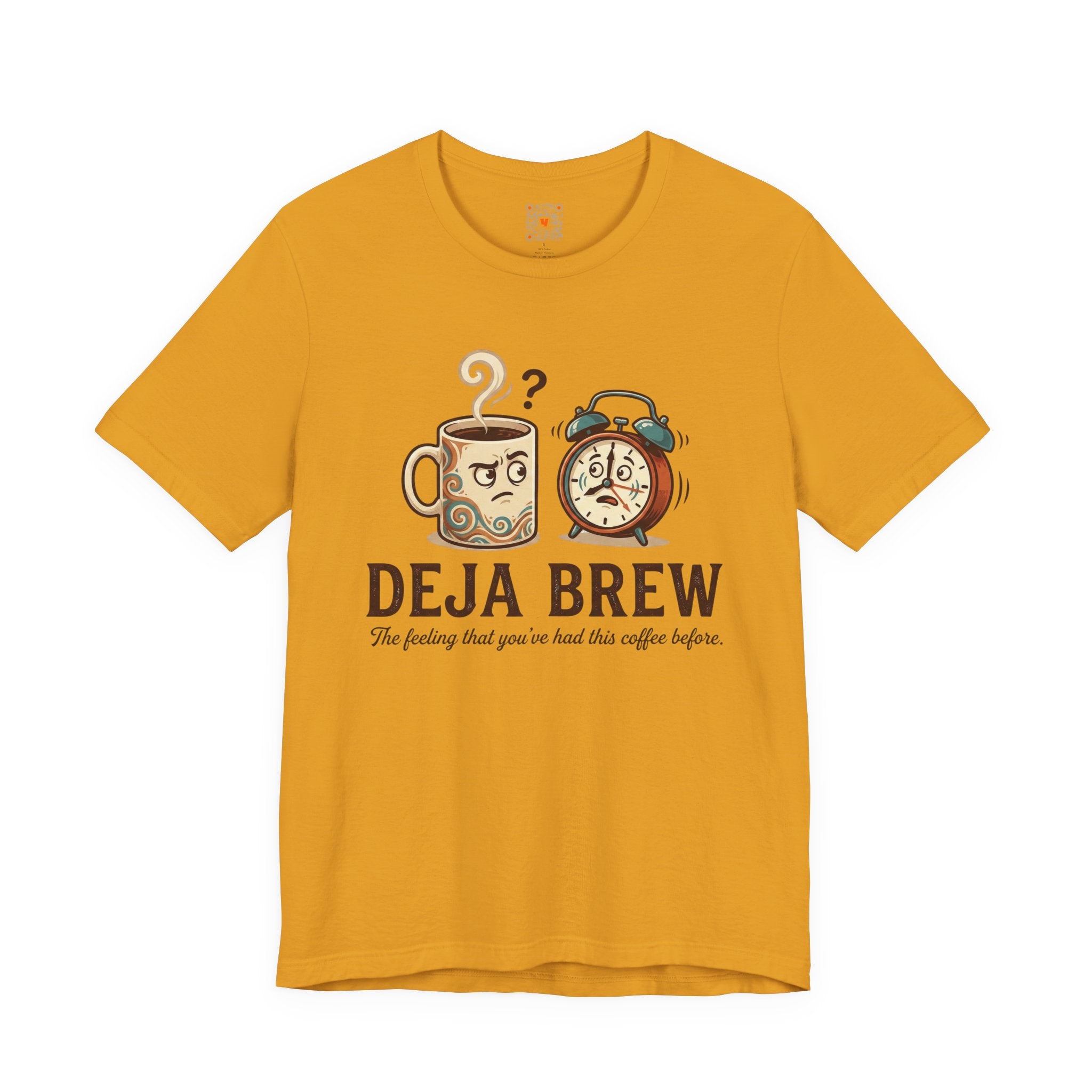 Deja Brew Coffee Cartoon Tee