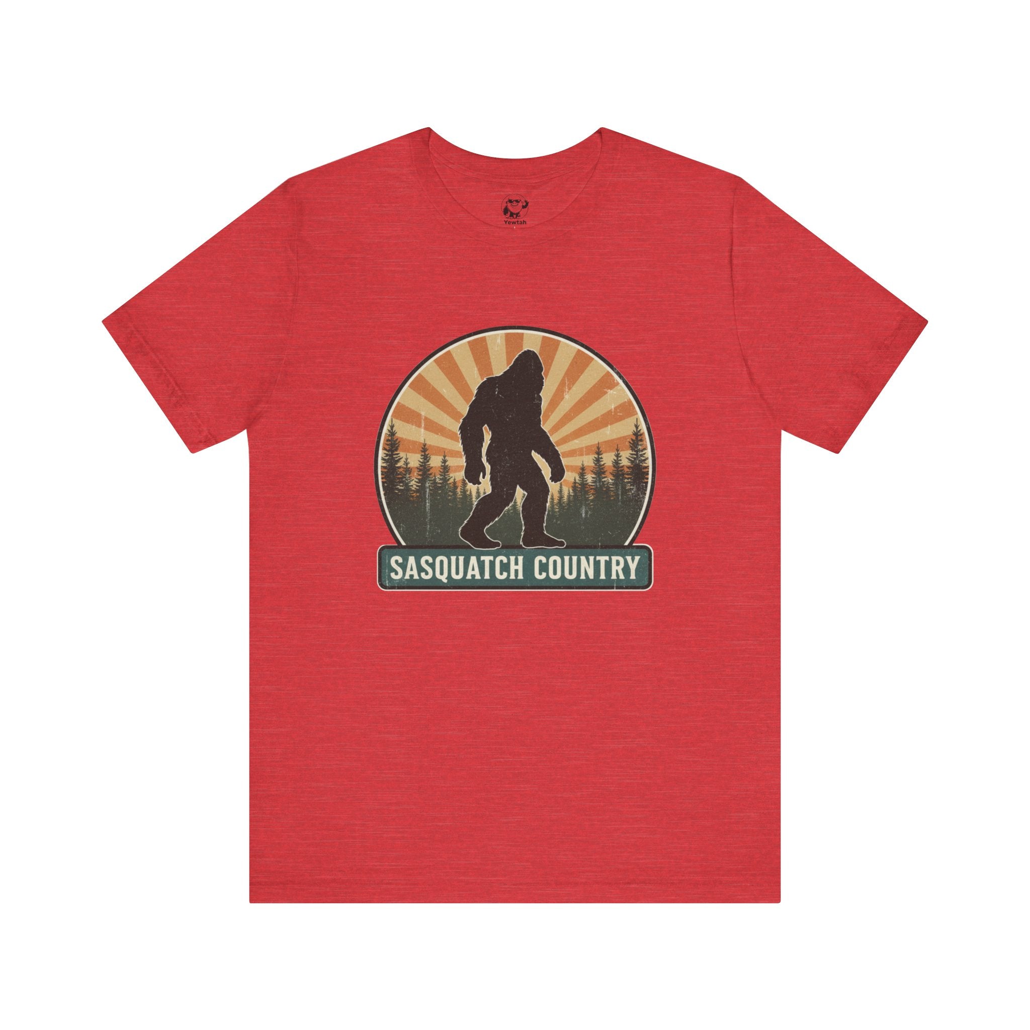 Sasquatch Country Tee — Retro Bigfoot Graphic T-Shirt
