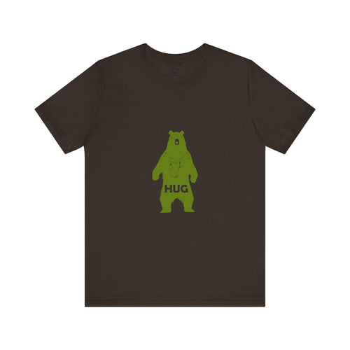Bear Hug T-Shirt — Cute Green Bear Graphic Tee