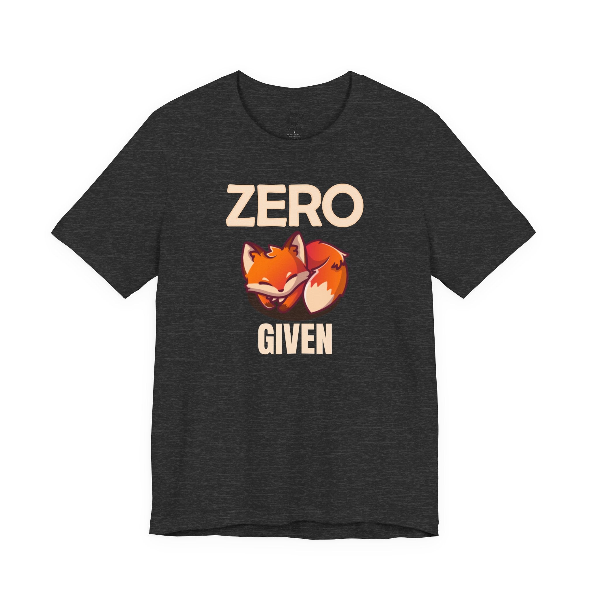 Zero Fox Given T-Shirt — Funny Fox Graphic Tee for Casual Wear & Gifts