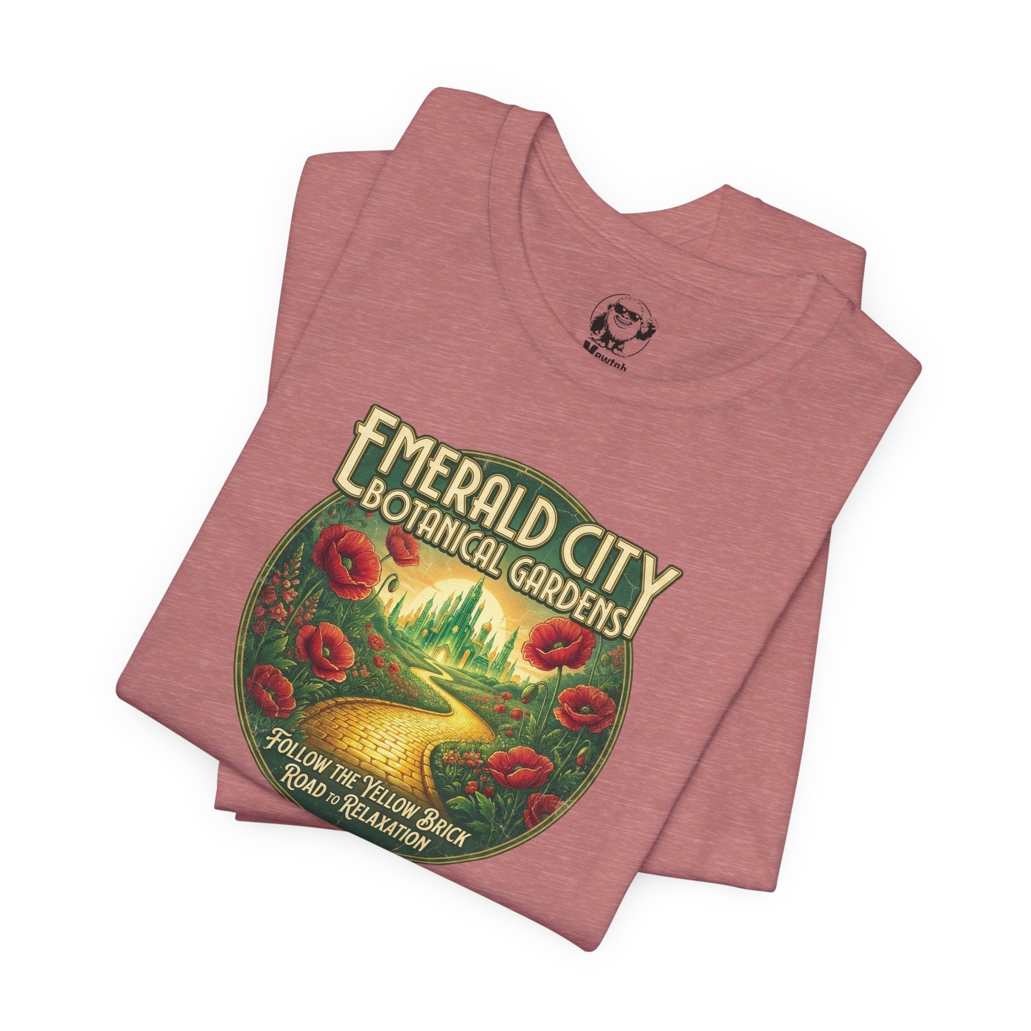 Emerald City Botanical Gardens Tee — Vintage Floral Nature Graphic