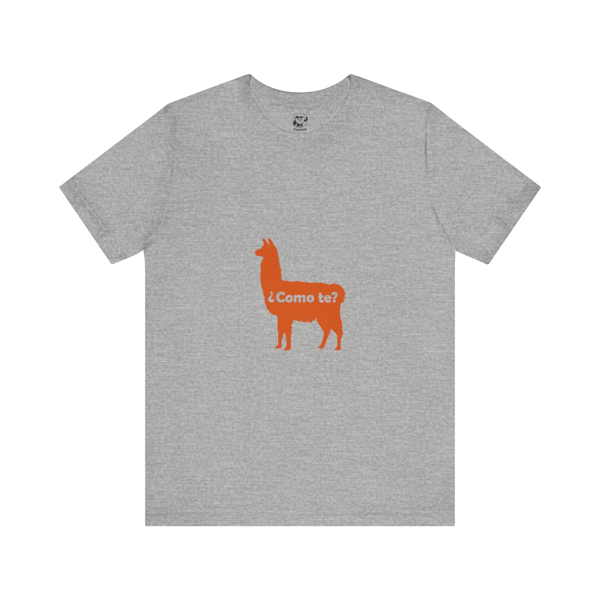 Llama Tee "¿Cómo te llama?" — Funny Spanish Graphic T-Shirt