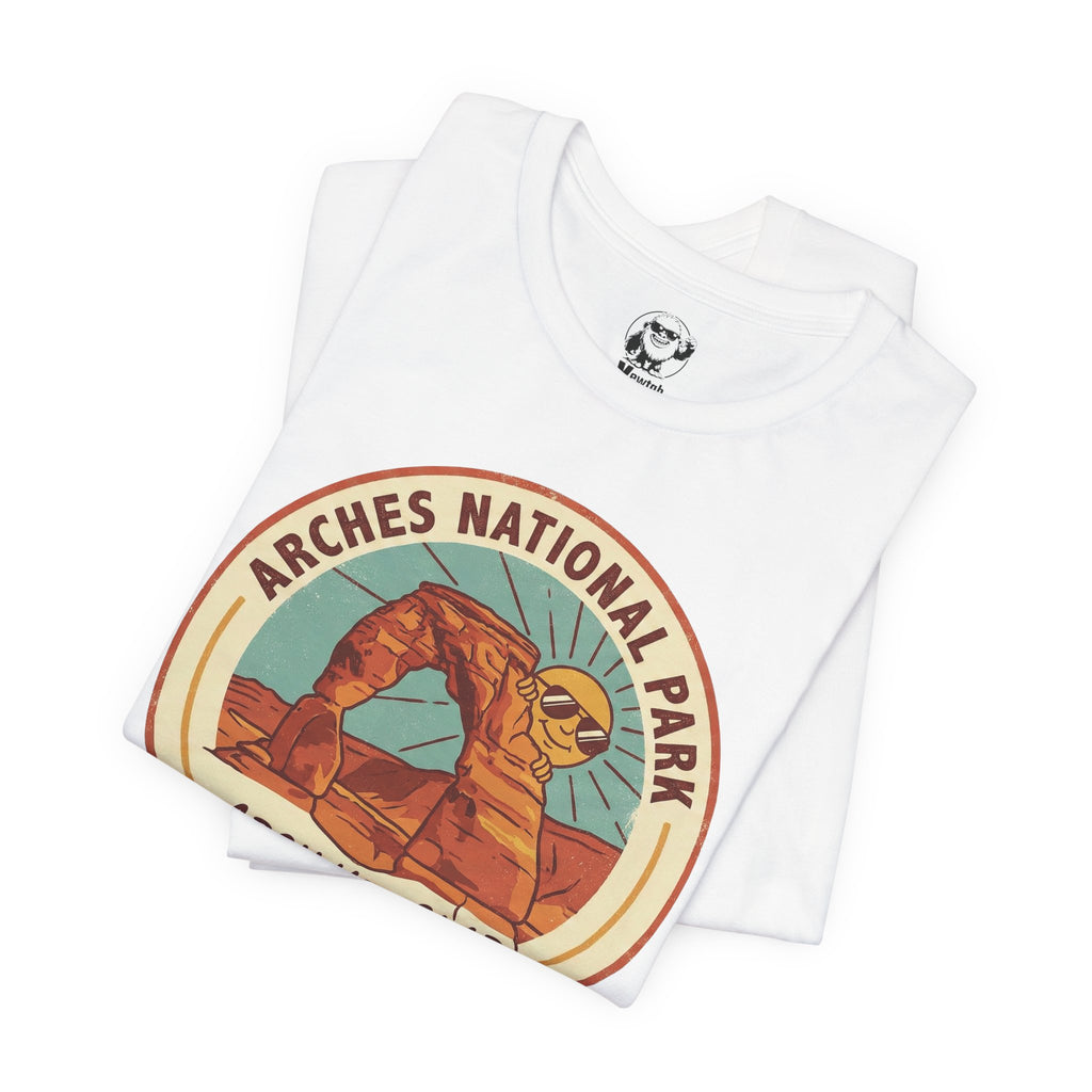 Arches National Park T‑Shirt — "Arch You Glad You Came?" Vintage Travel Tee