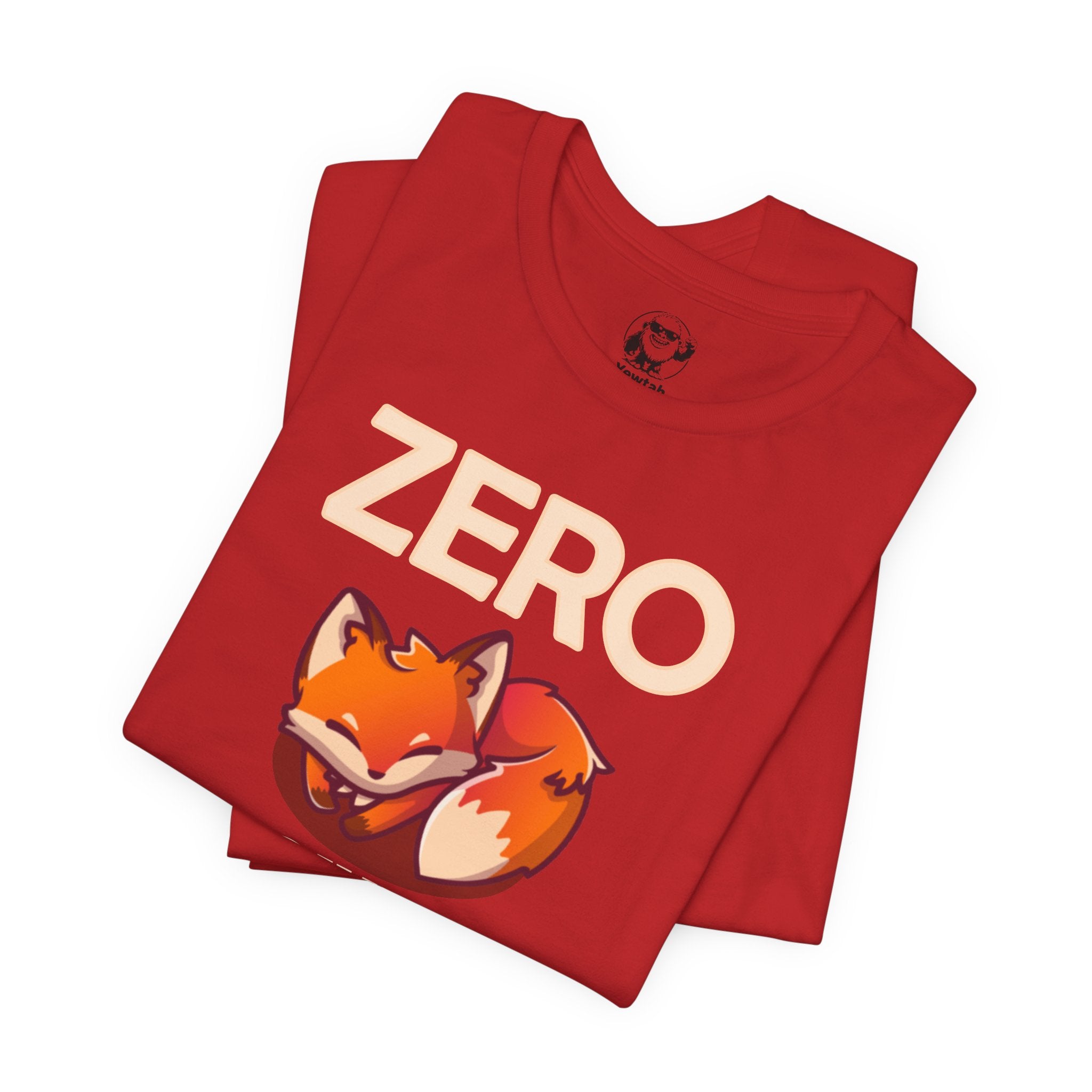 Zero Fox Given T-Shirt — Funny Fox Graphic Tee for Casual Wear & Gifts