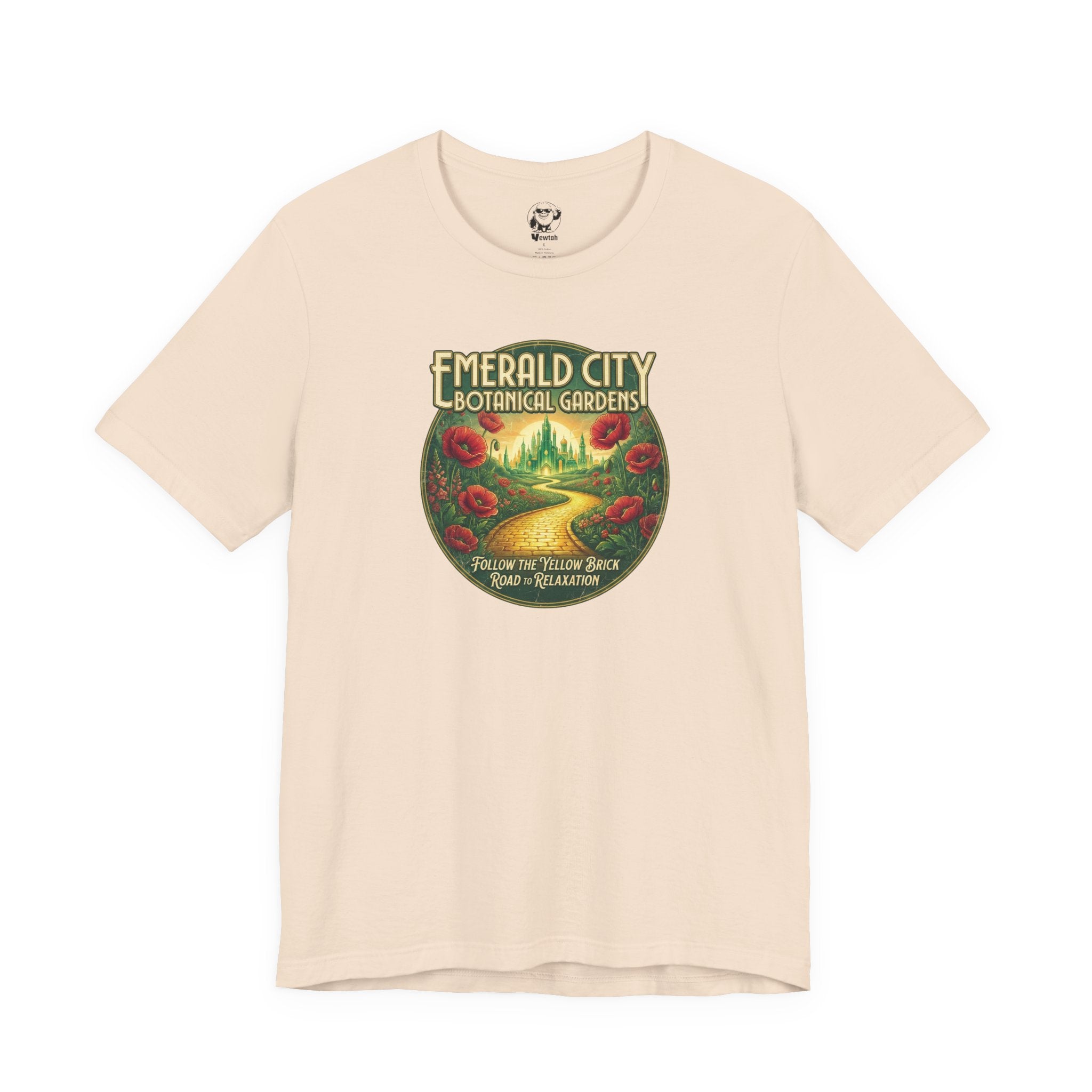 Emerald City Botanical Gardens Tee — Vintage Floral Nature Graphic
