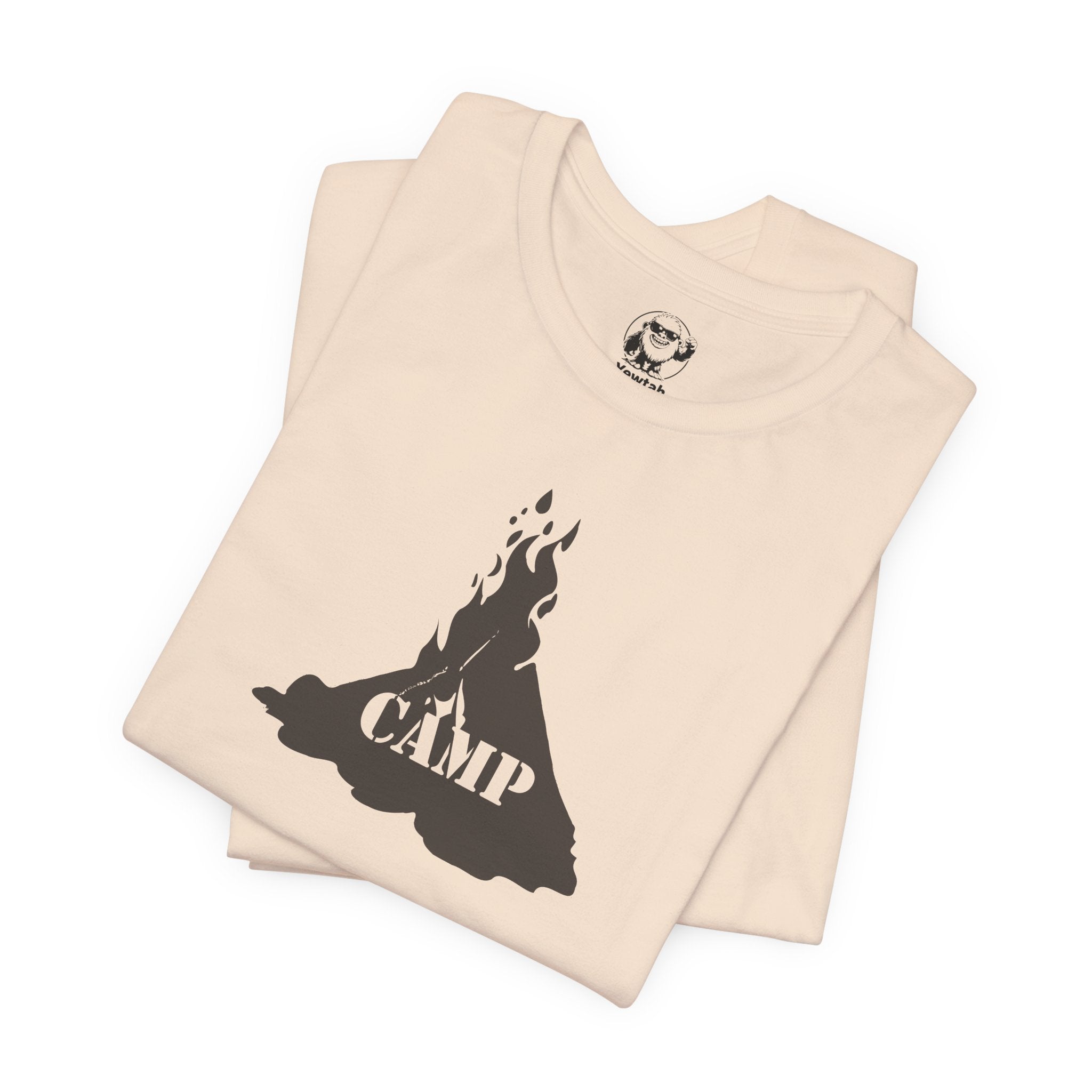 Campfire Graphic Tee — "Camp" Outdoor Adventure T-Shirt