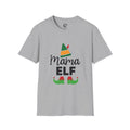 Mama Elf T-Shirt — Cute Holiday Christmas Mom Tee