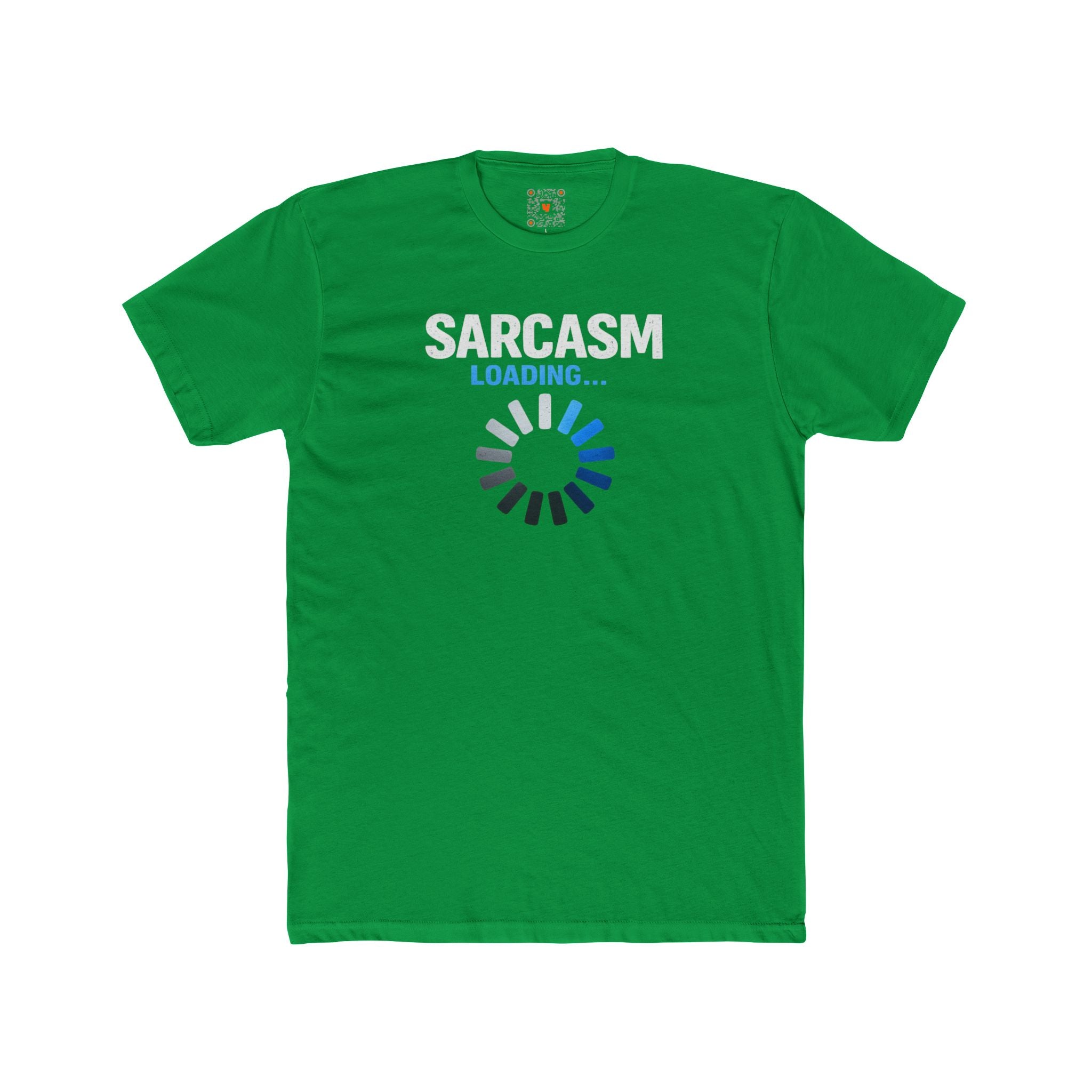 Sarcasm Loading T‑Shirt — Funny Graphic Tee with Loading Icon