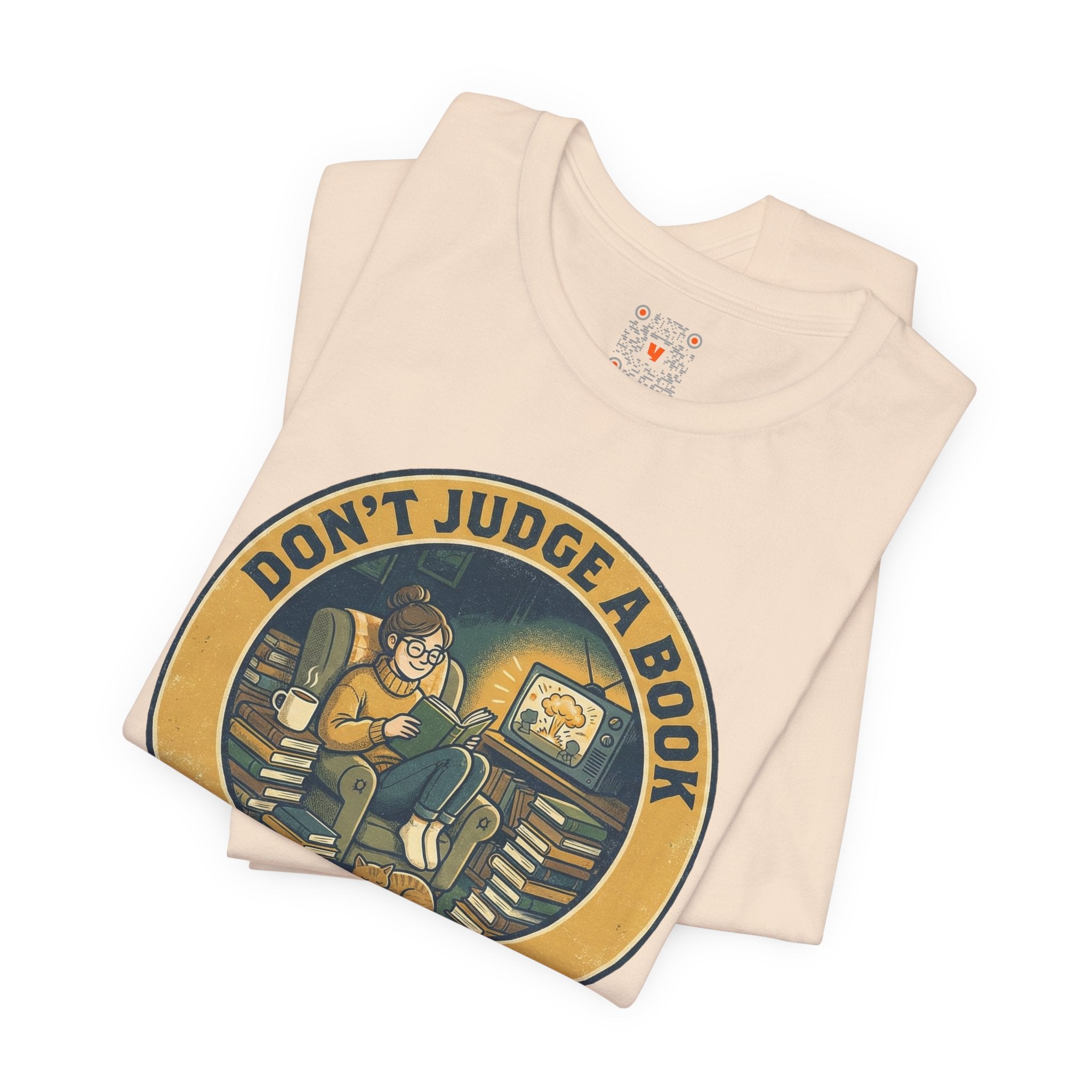 Don’t Judge a Book by Its Movie Graphic T-Shirt — Book Lover Reading Tee