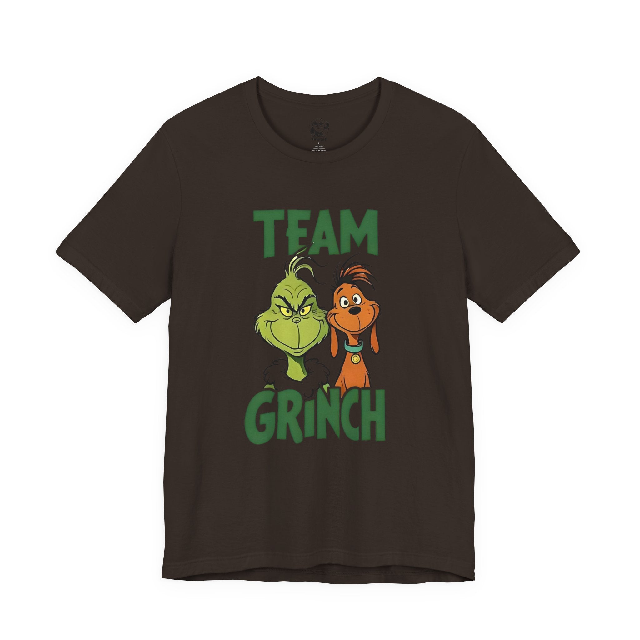 Team Grinch Tee — Funny Holiday Christmas T-Shirt with Grinch & Max Design