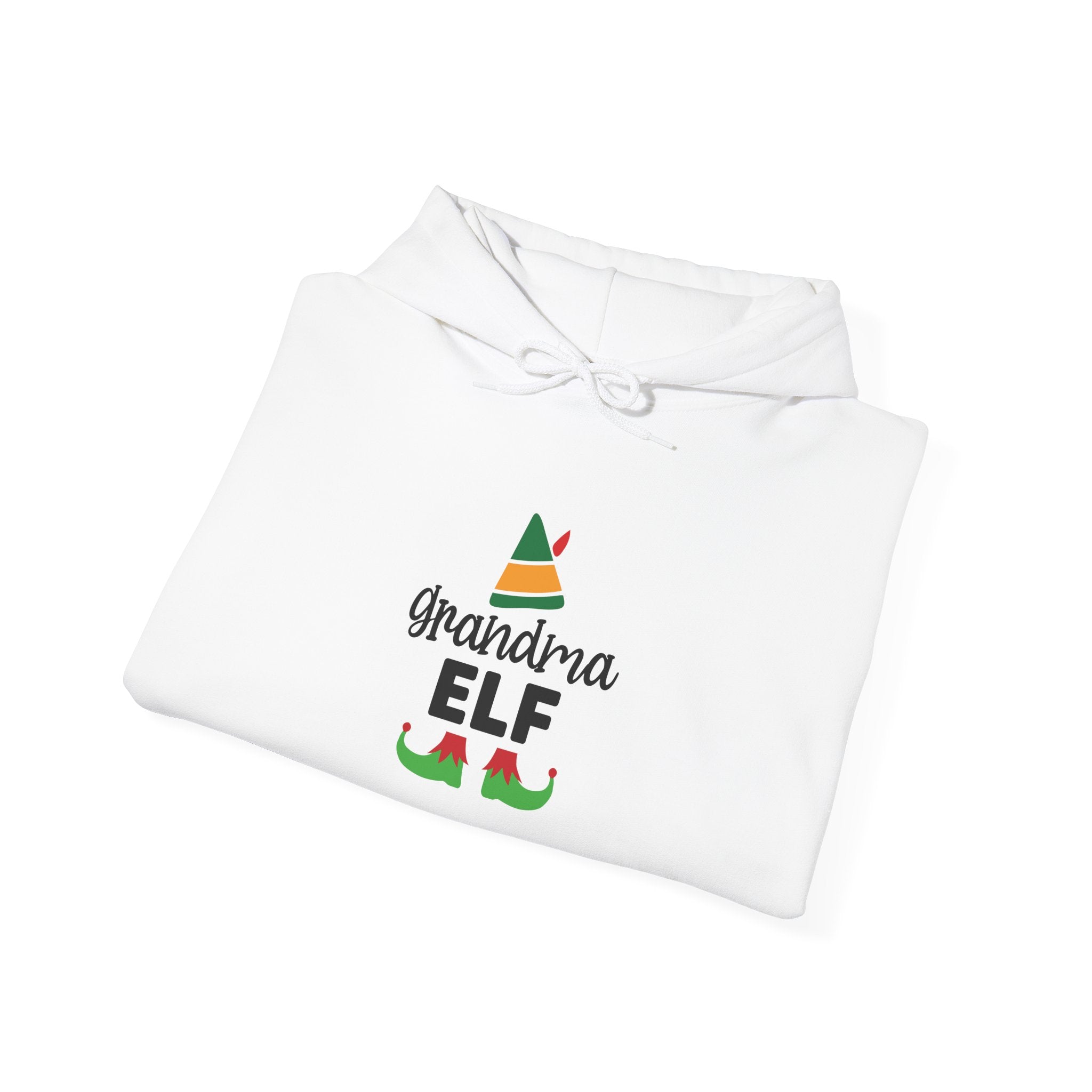 Grandma Elf Hoodie – Cute Christmas Holiday Sweatshirt for Grandmothers