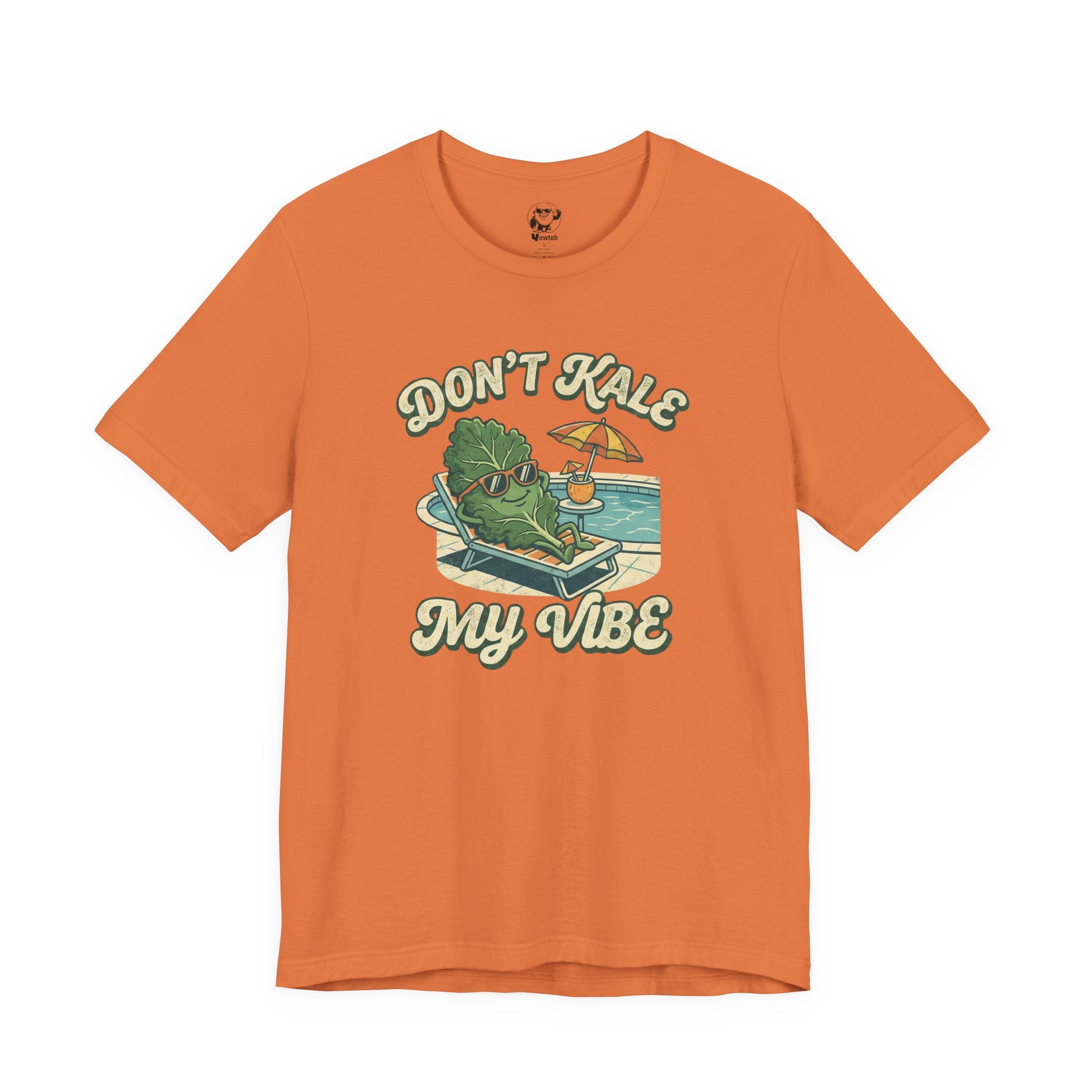 Don't Kale My Vibe - Retro Veggie Chill Graphic Tee