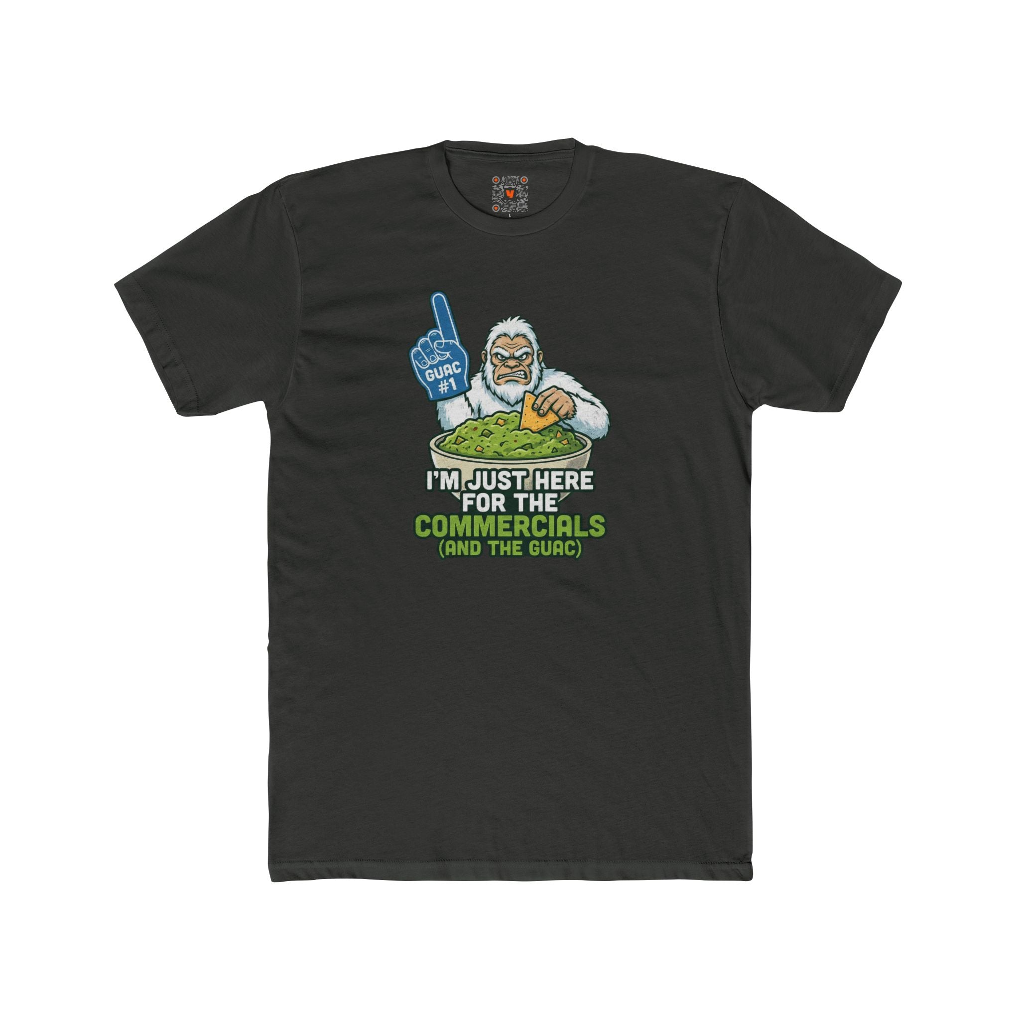 I'm Just Here for the Commercials Football T‑Shirt