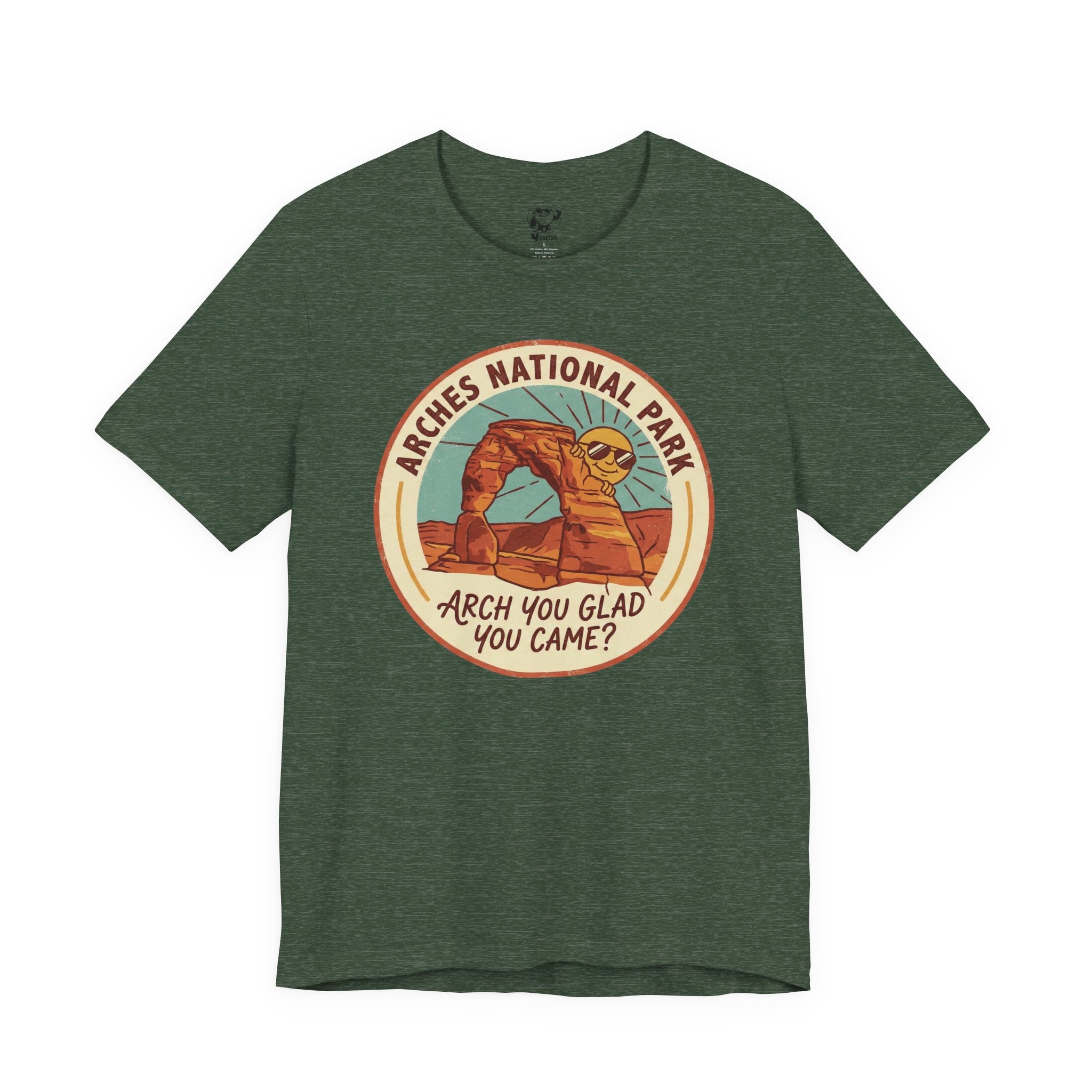 Arches National Park T‑Shirt — "Arch You Glad You Came?" Vintage Travel Tee