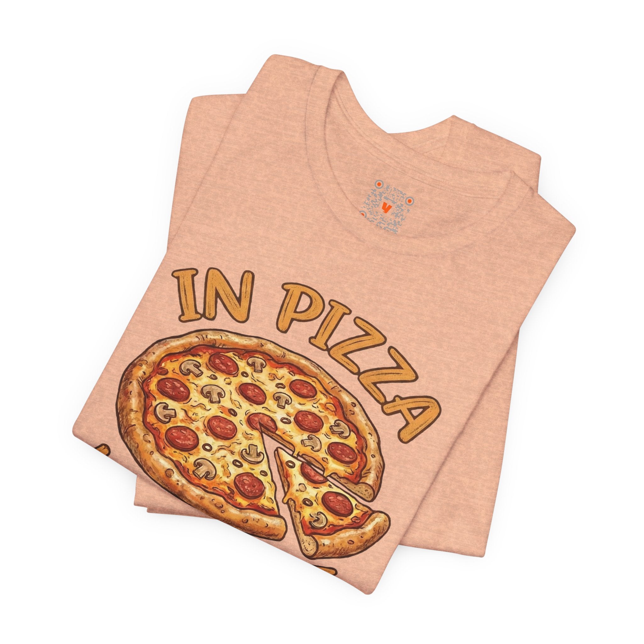 Pizza Graphic Tee "In Pizza We Crust" – Funny Food Lover T‑Shirt