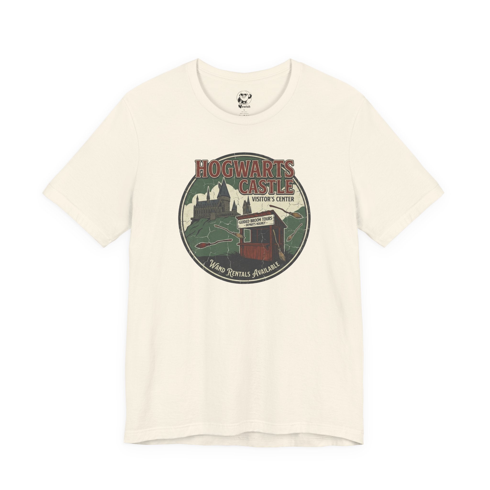 Hogwarts Castle Vintage Travel Tee — "Hogwarts Castle Visitor Center" Graphic T-Shirt