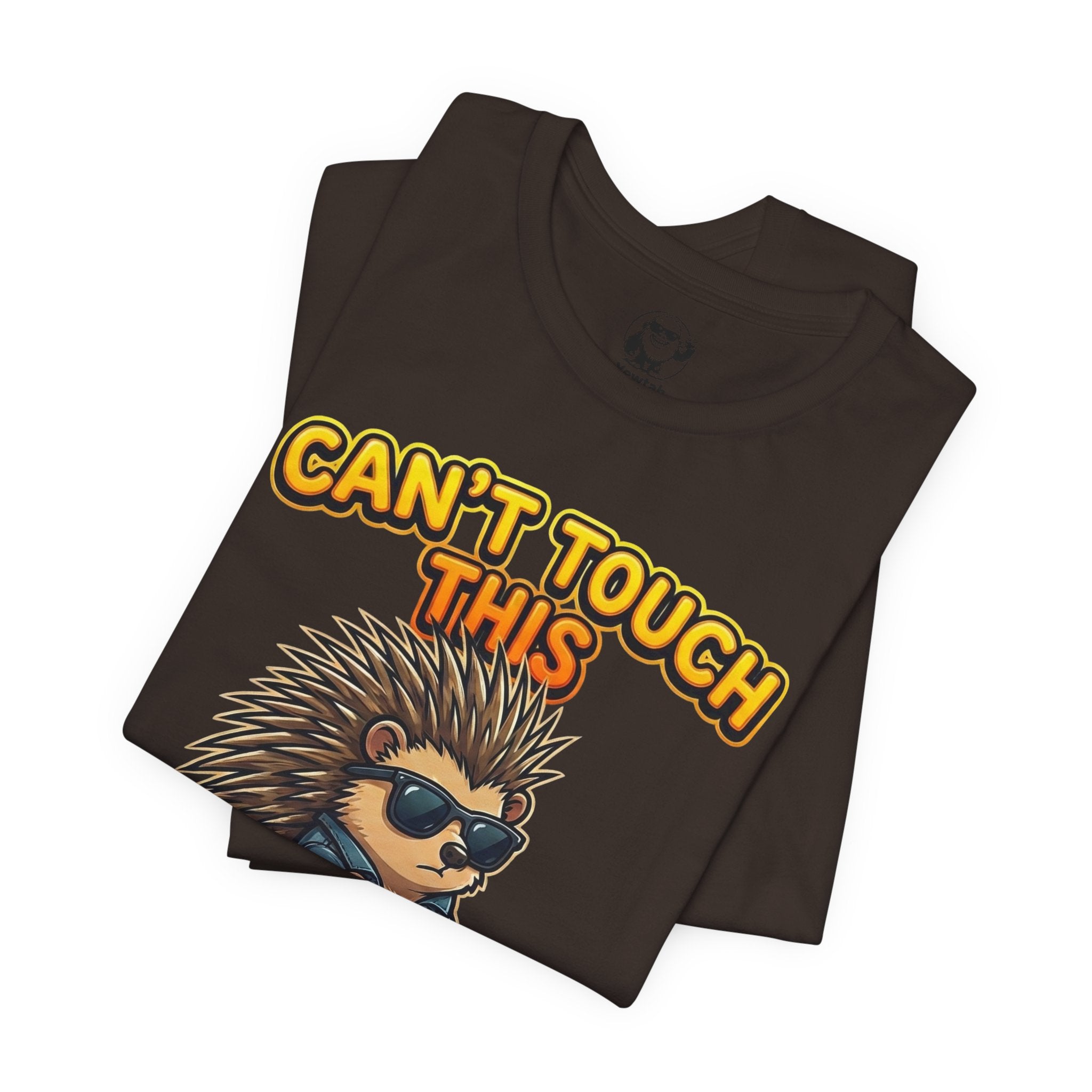 Can't Touch This Porcupine T-Shirt — Funny Sunglasses Hedgehog Tee